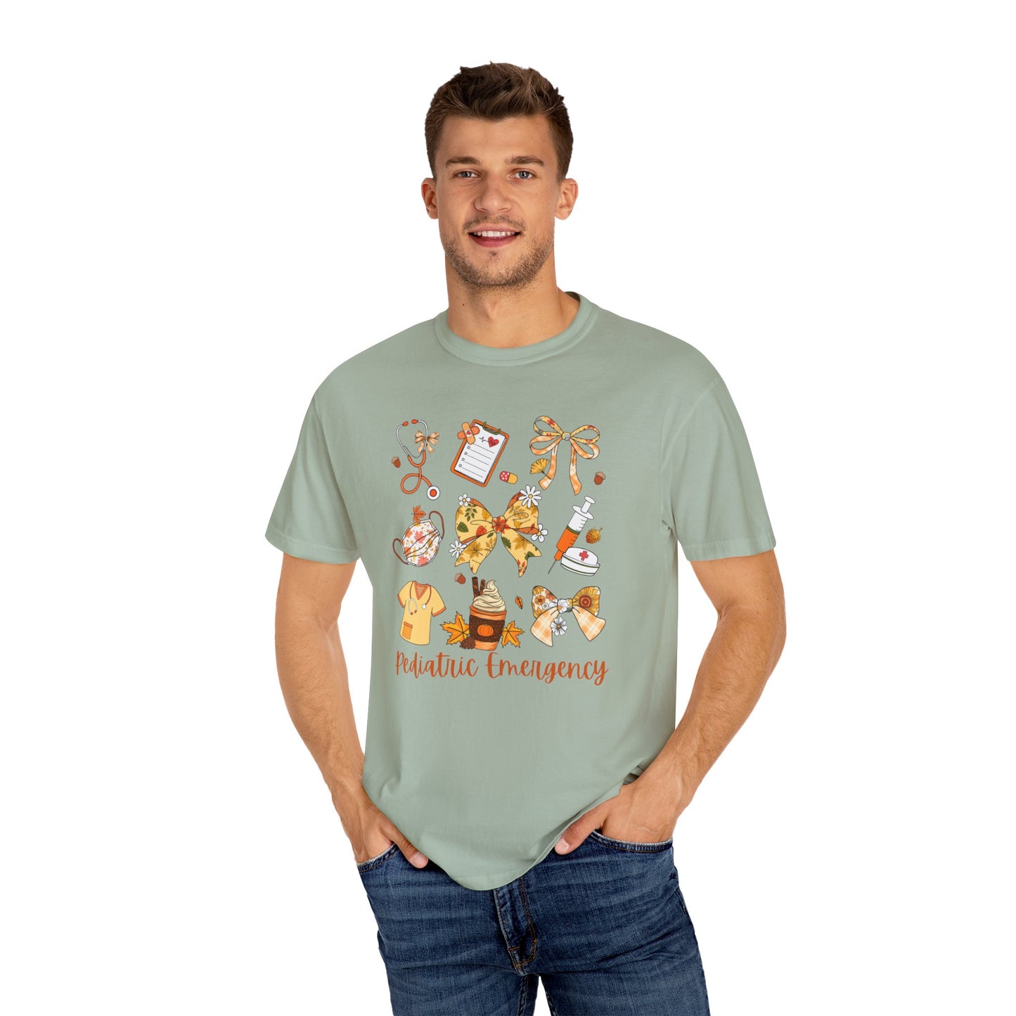 Cute Fall Pediatric Emergency Shirt for all Fall Months, Nurse shirt, gift for nurse, coquette bow, everything fall