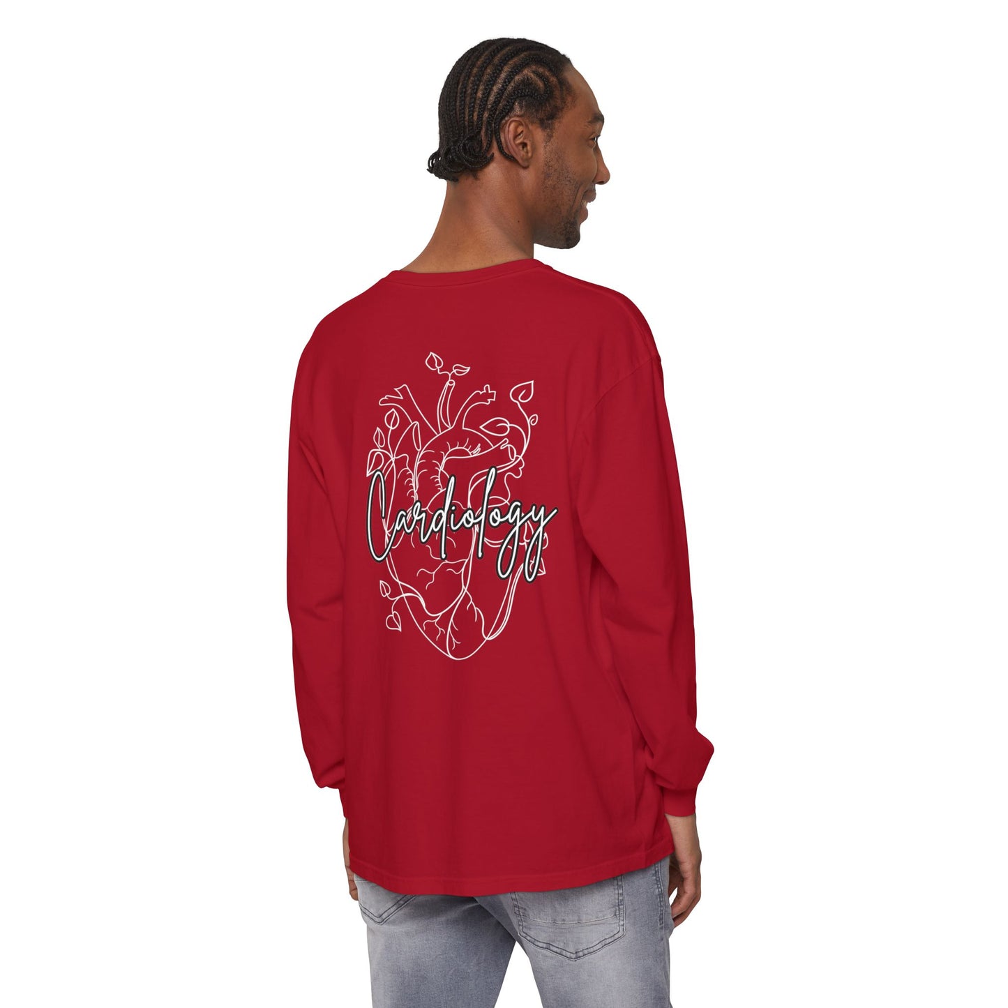 Simple Floral Heart , Cardiology Comfort Colors Tshirt