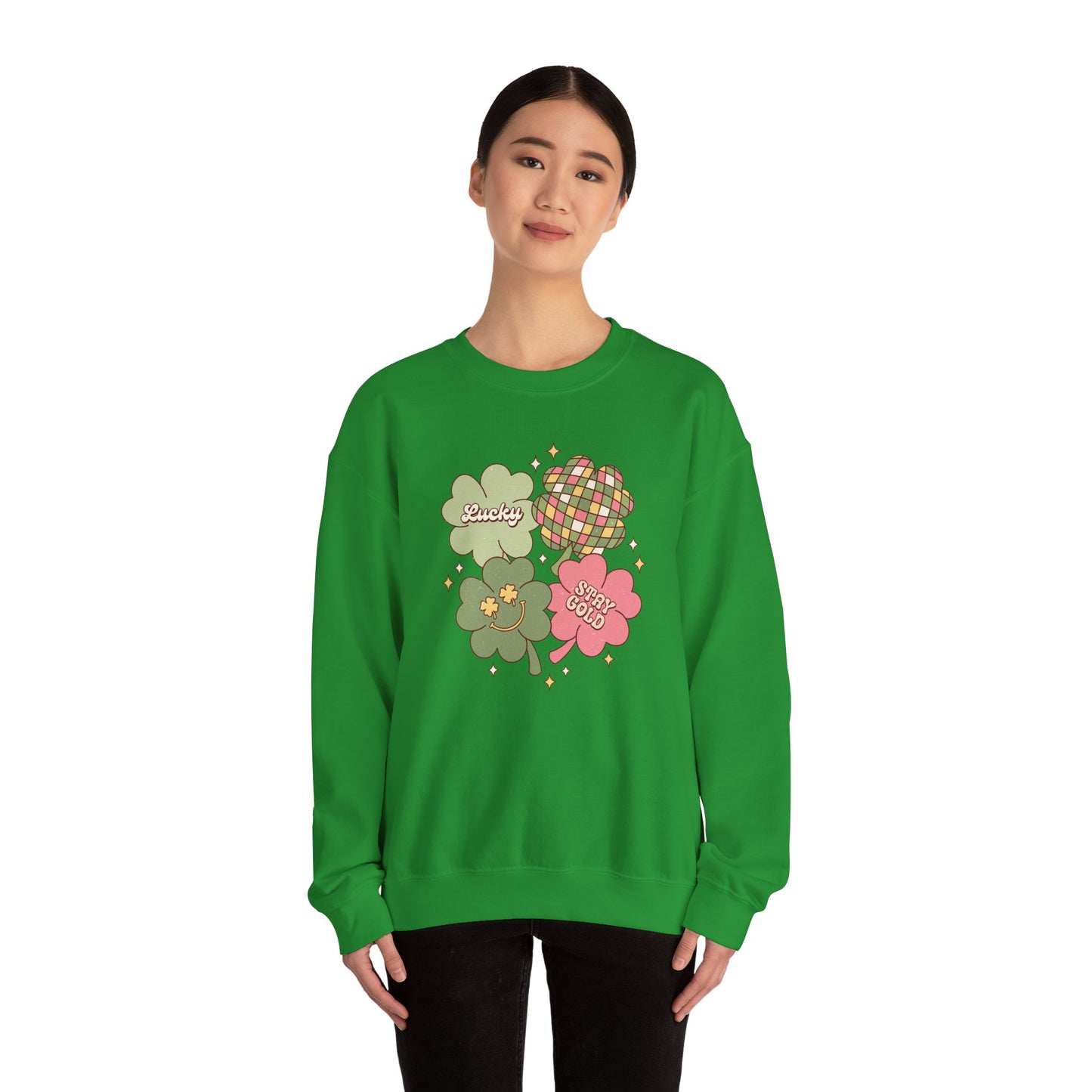 Adorable Clover Nurse St. Patricks Day Sweatshirt, RN sweatershirt, ER Nurse, NICU Nurse, PICU nurse, clover, lucky nurse sweatshirt.