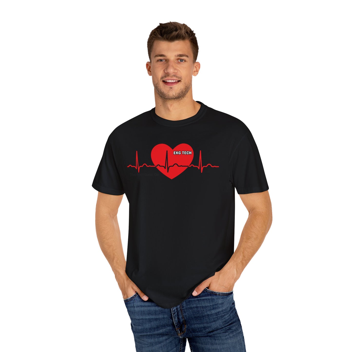 Cardiology EKG TECH Comfort Colors Tshirt, EKG , wear out or at work!