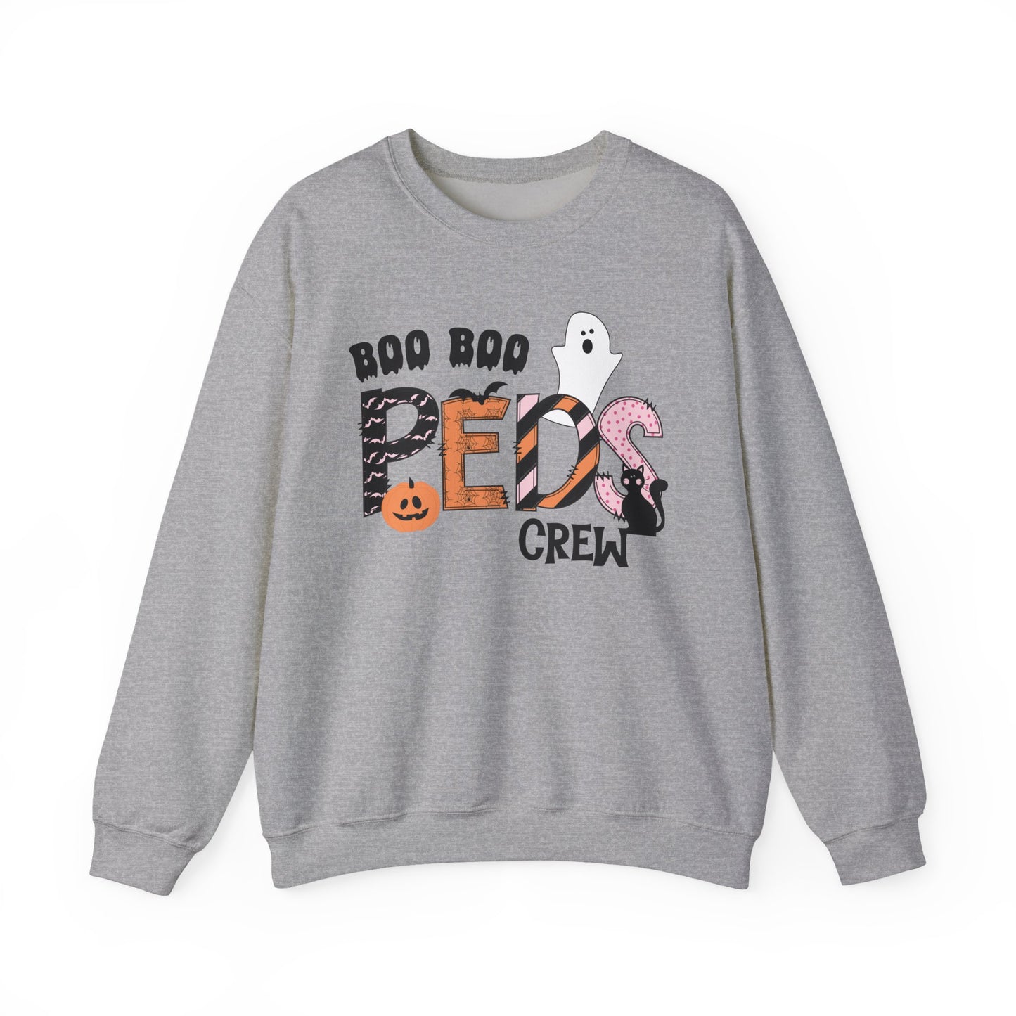 Boo Boo Peds Crew, pediatric nurse sweatshirt, Halloween sweatshirt, spooky season, ER RN, NICU nurseHalloween Nurse, comfort colors