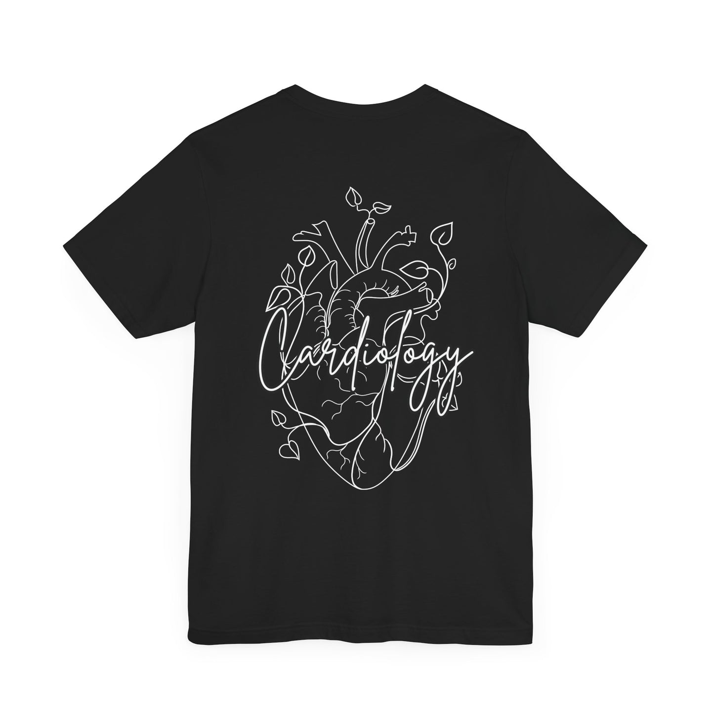 Simple Floral Heart , Cardiology Bella Canvas Tshirt