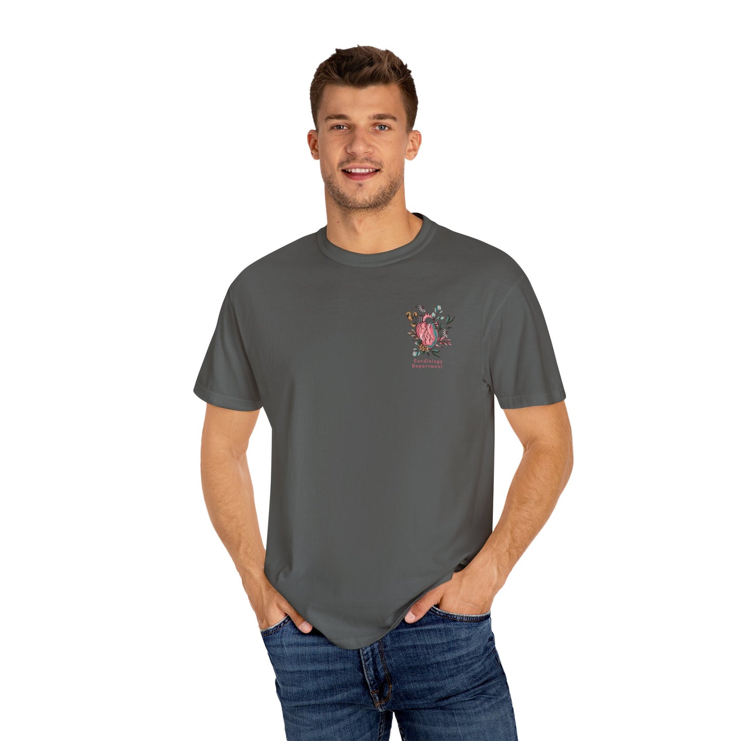 “Have you Tried Turning it off and back on again?” Adenosine, Funny Cardiology Department Comfort Colors Tshirt