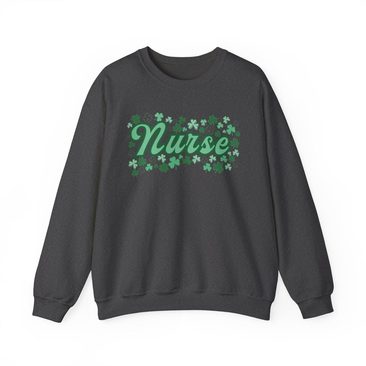Nurse St. Patricks Clover Sweatshirt, ED RN, nurse sweater, St. Paddys nurse sweater, Pediatrics, Med Surg, NICU