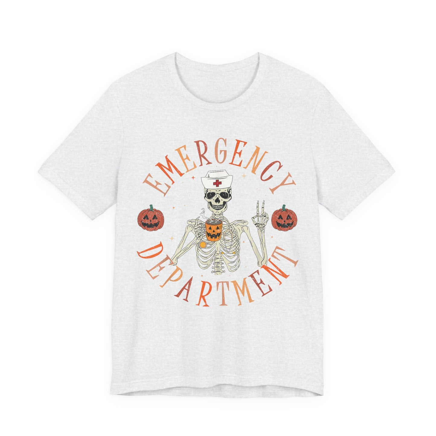 Skeleton ED Nurse , pediatric nurse Halloween shirt, gildan skeleton nurse shirt, Peds nurse , Spooky nurse shirt