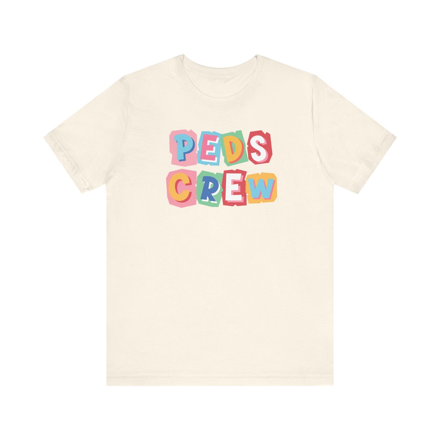 Peds crew nurse tshirt , retro 90s theme nurse tshirt