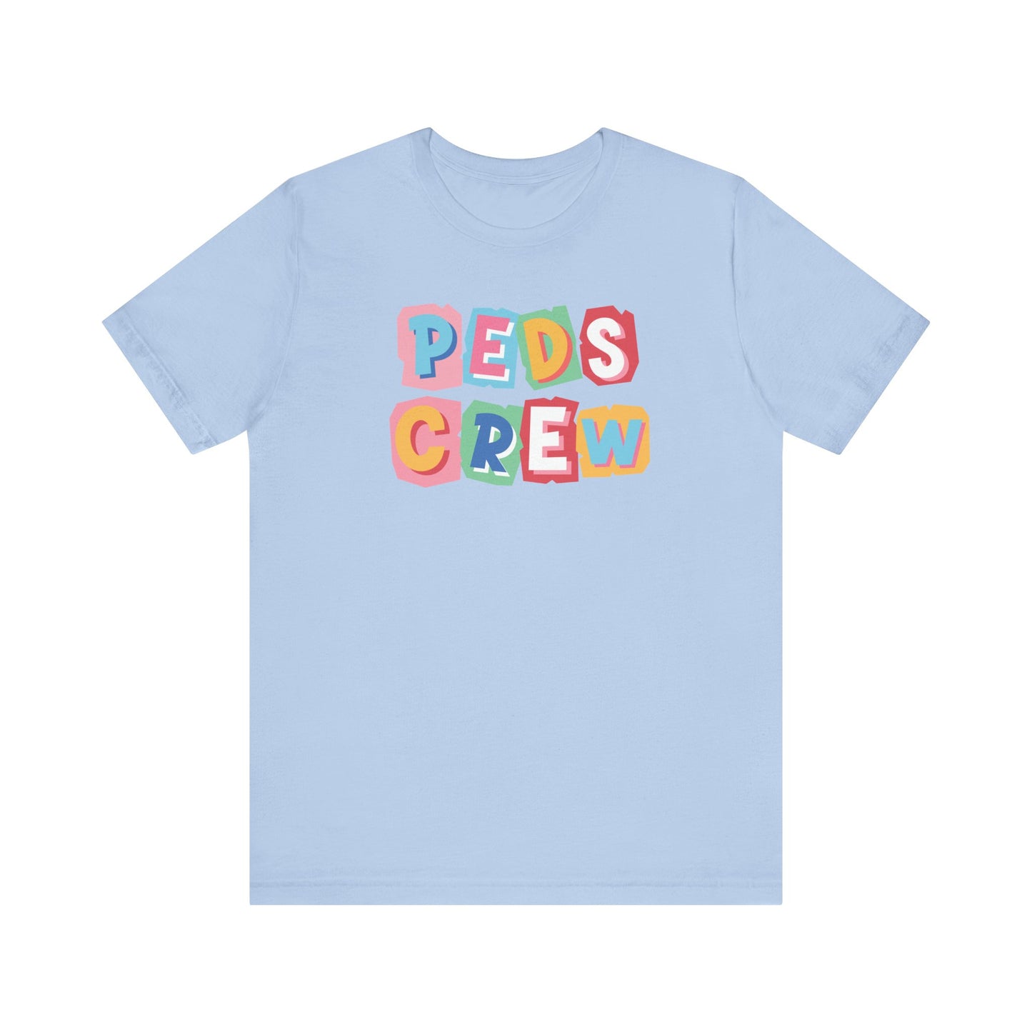 Peds crew nurse tshirt , retro 90s theme nurse tshirt