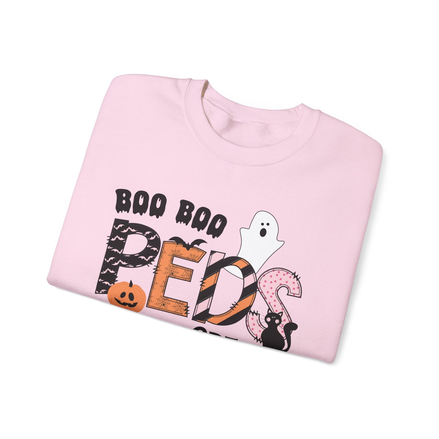 Boo Boo Peds Crew, pediatric nurse sweatshirt, Halloween sweatshirt, spooky season, ER RN, NICU nurseHalloween Nurse, comfort colors