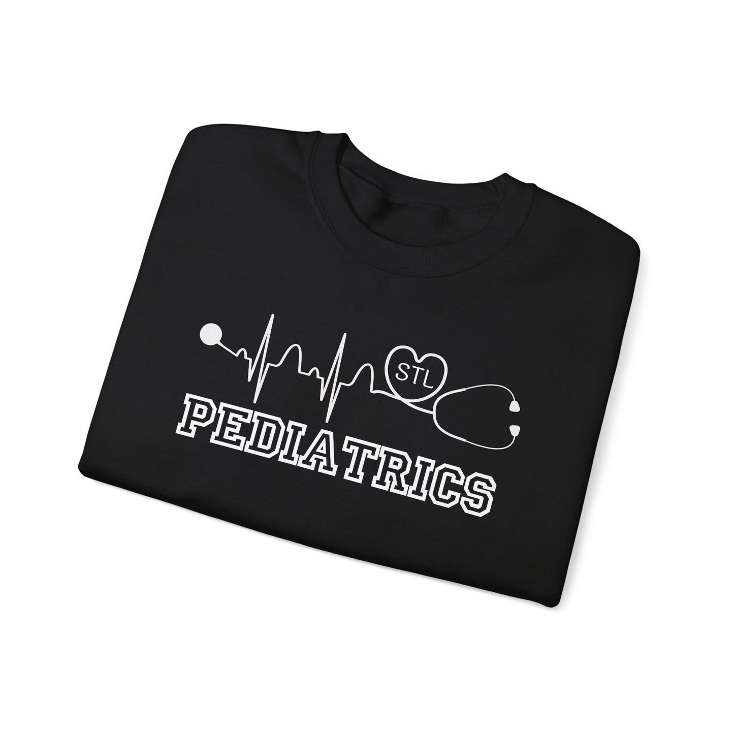 STL Pediatrics RN Comfy Gildan Sweatshirt, EKG STL  love, wear out or at work!