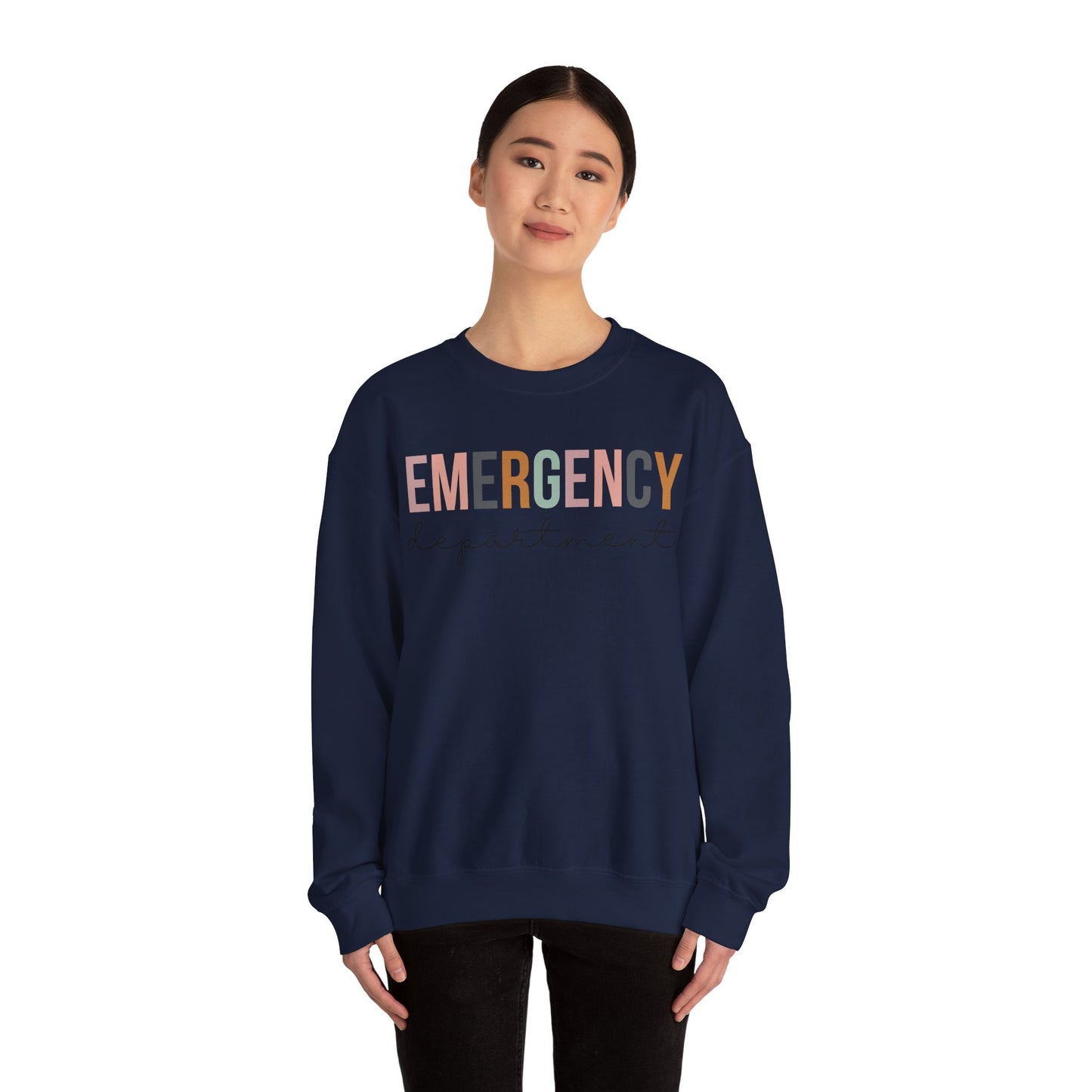 Emergency Department Simple and Cute Gildan Sweatshirt