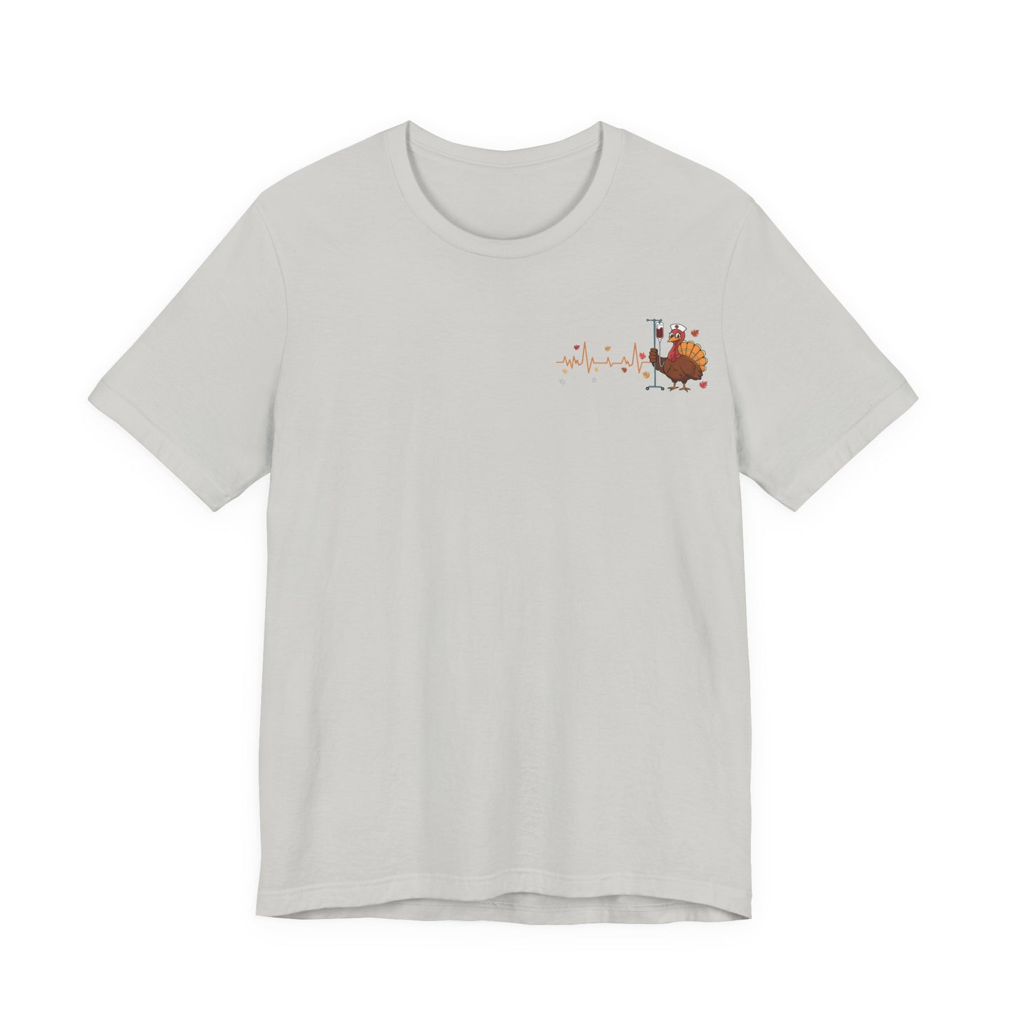 Turkey pocket design ED Nurse , pediatric nurse thanksgiving  shirt, gildan turkey ekg nurse shirt, Peds nurse , fall nurse shirt