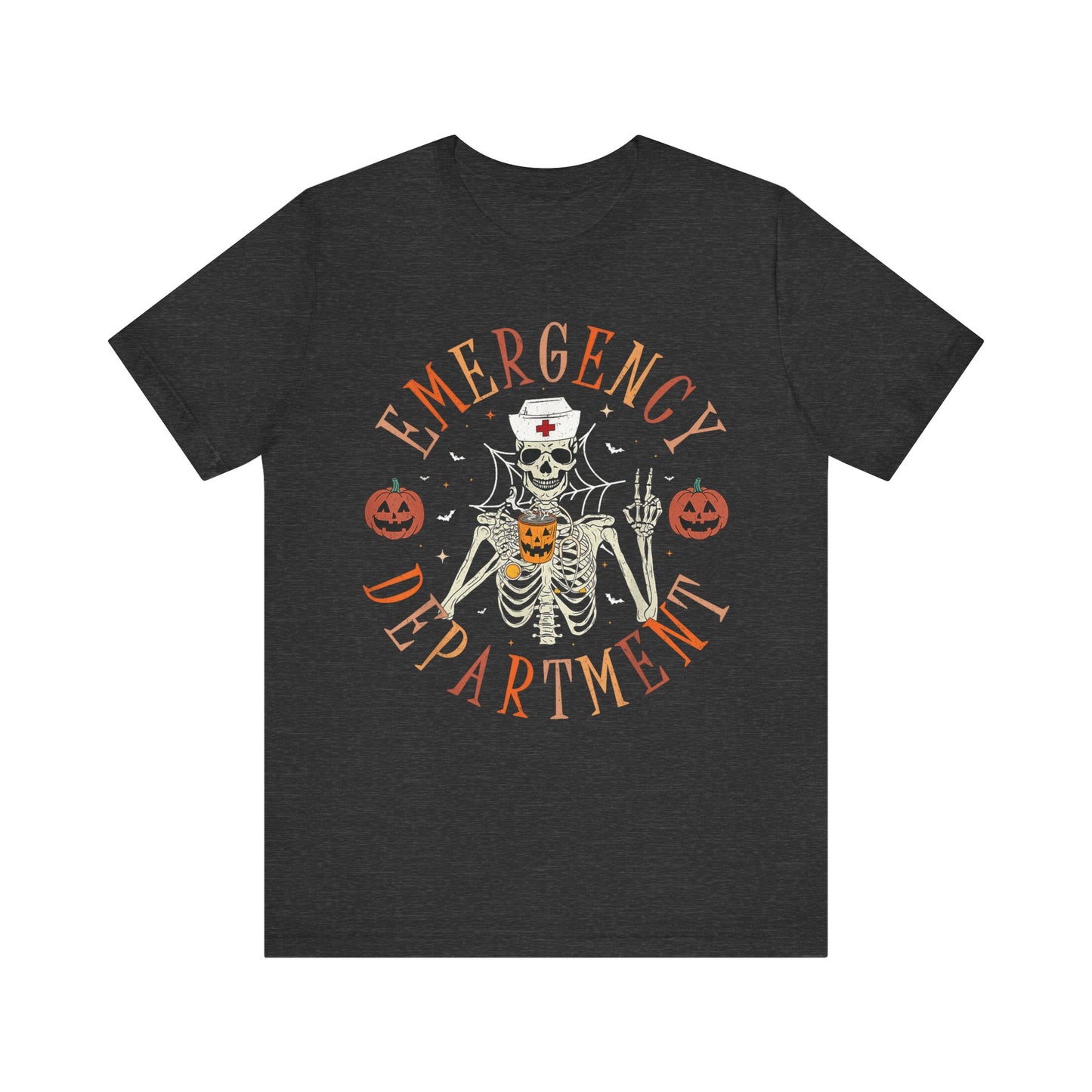 Skeleton ED Nurse , pediatric nurse Halloween shirt, gildan skeleton nurse shirt, Peds nurse , Spooky nurse shirt