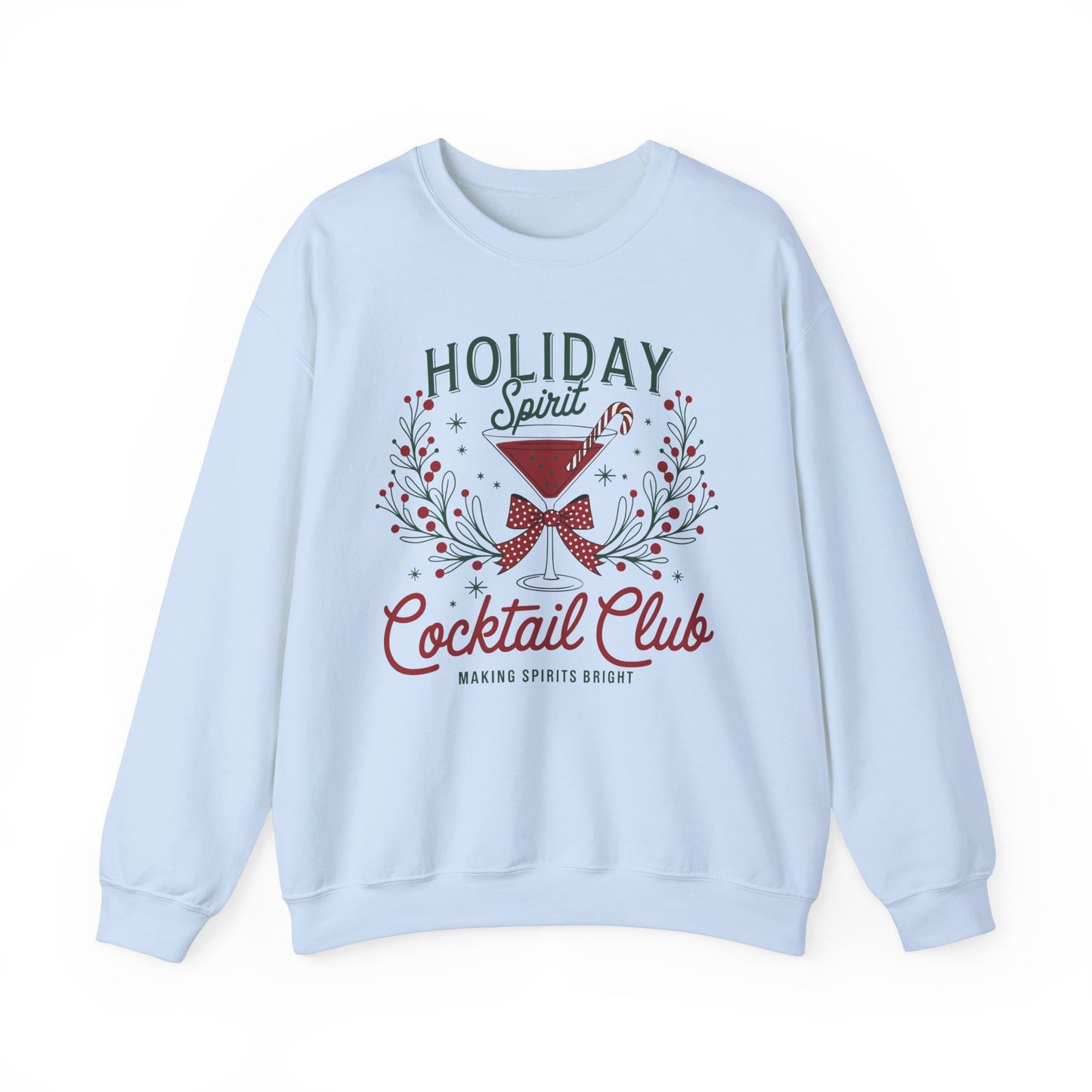 Cutest Holiday Spirits Cocktail Club Sweatshirt!