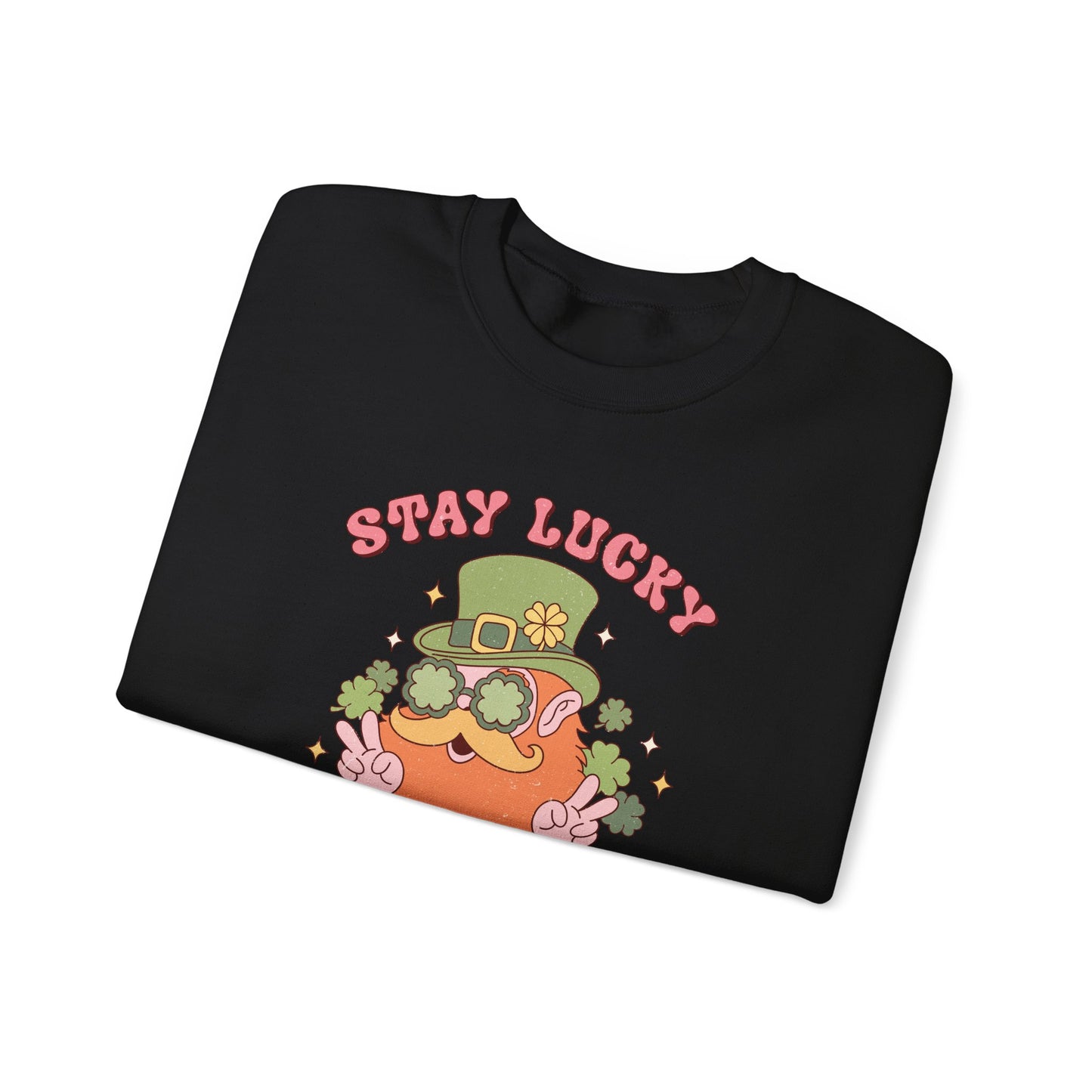 Stay Lucky and magical leprechaun Nurse St. Patricks Day Sweatshirt,  RN sweatershirt, ER Nurse, NICU Nurse, PICU nurse, clover, lucky nurse sweatshirt.
