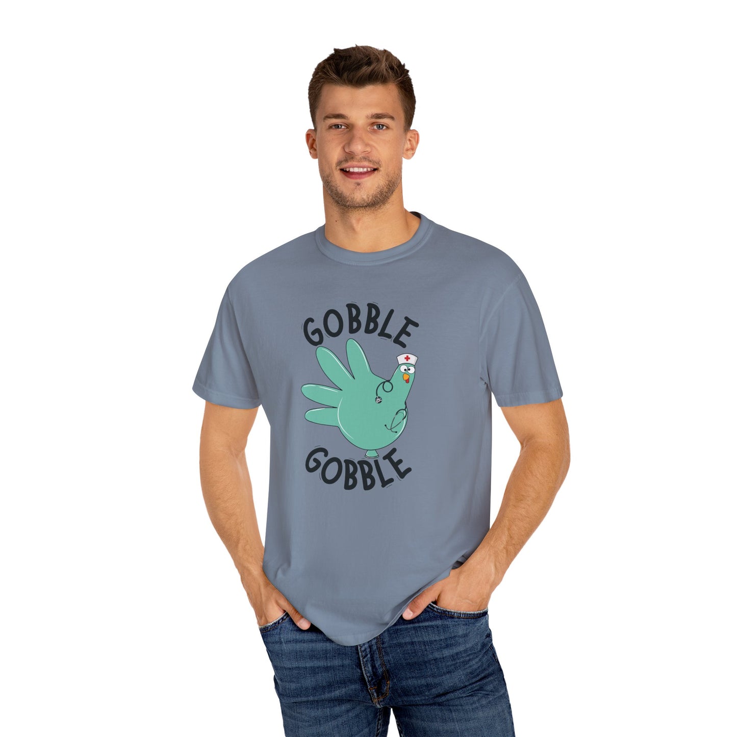 Comfort colors gobble gobble funny tshirt, nurse gobble shirt