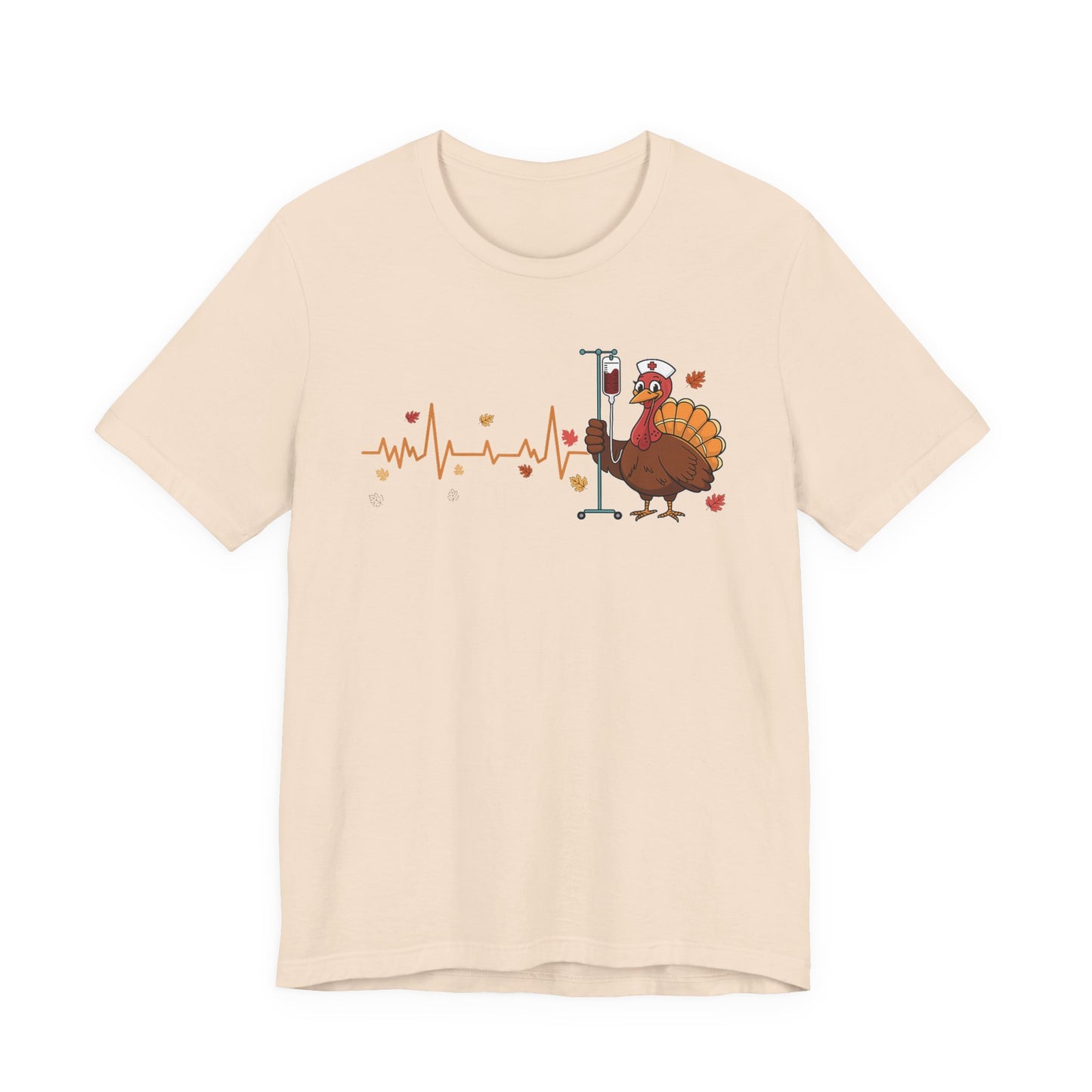 EKG turkey full front  ED Nurse , pediatric nurse thanksgiving shirt, gildan turkey nurse shirt, Peds nurse , fall nurse shirt