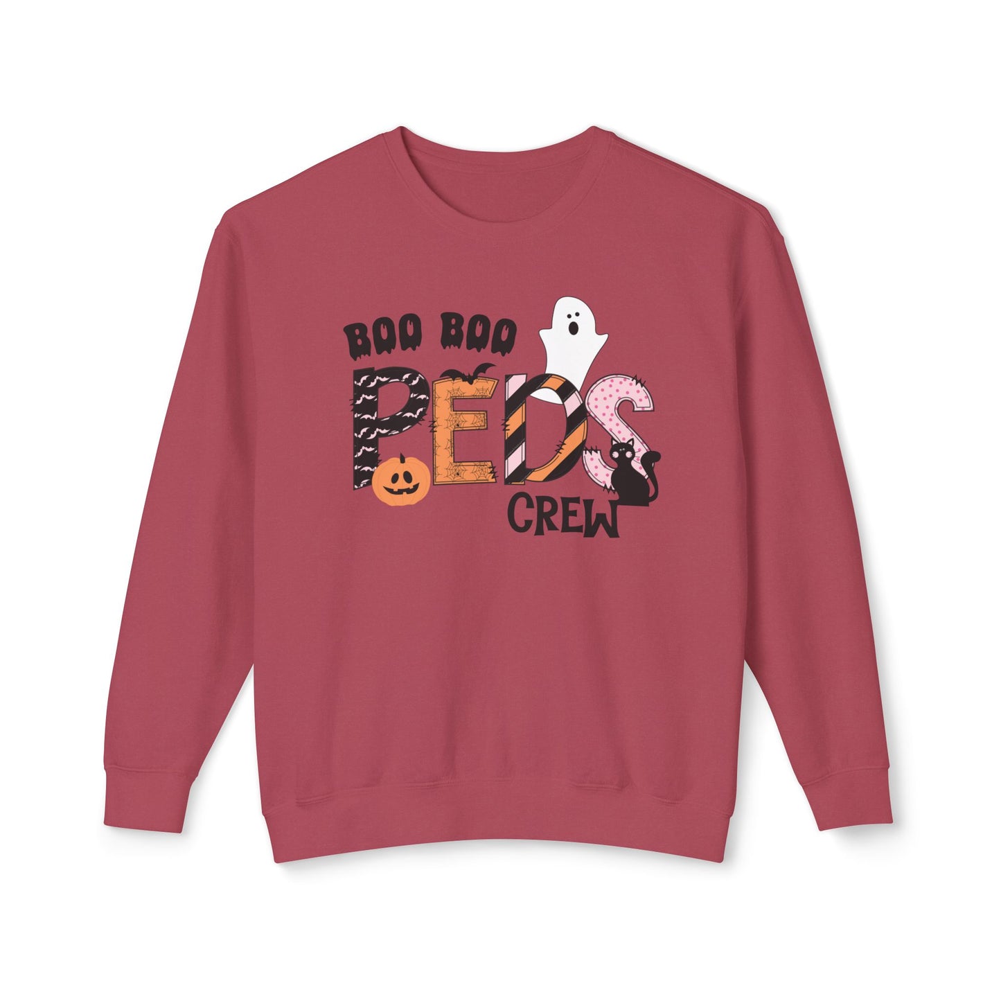 Boo Boo Peds Crew, pediatric nurse sweatshirt, Halloween sweatshirt, spooky season, ER RN, NICU nurseHalloween Nurse, comfort colors
