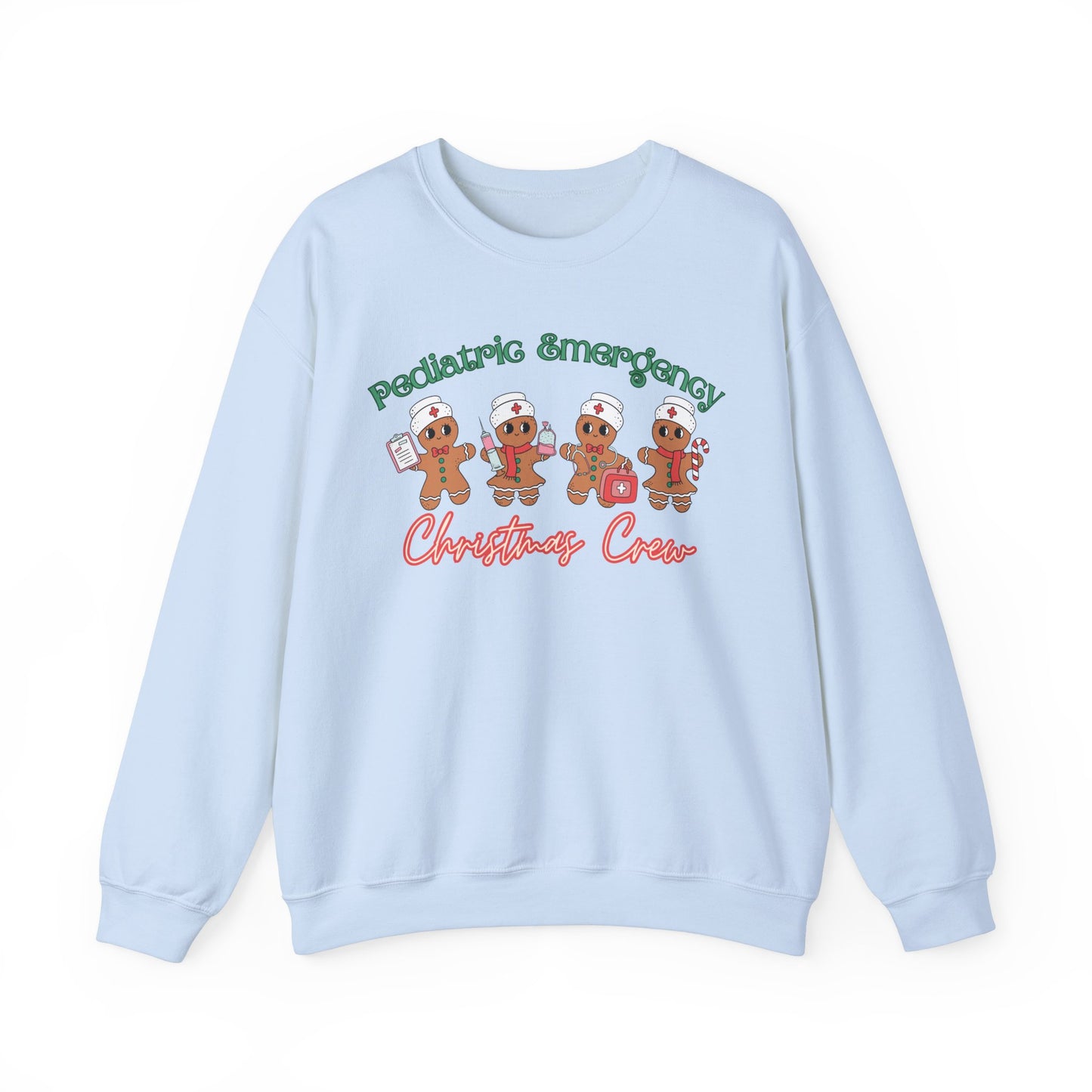 Pediatric Emergency Christmas Crew, Gingerbread nurse, ER Nurse Christmas sweater, Pediatric Nurse, Christmas Crew