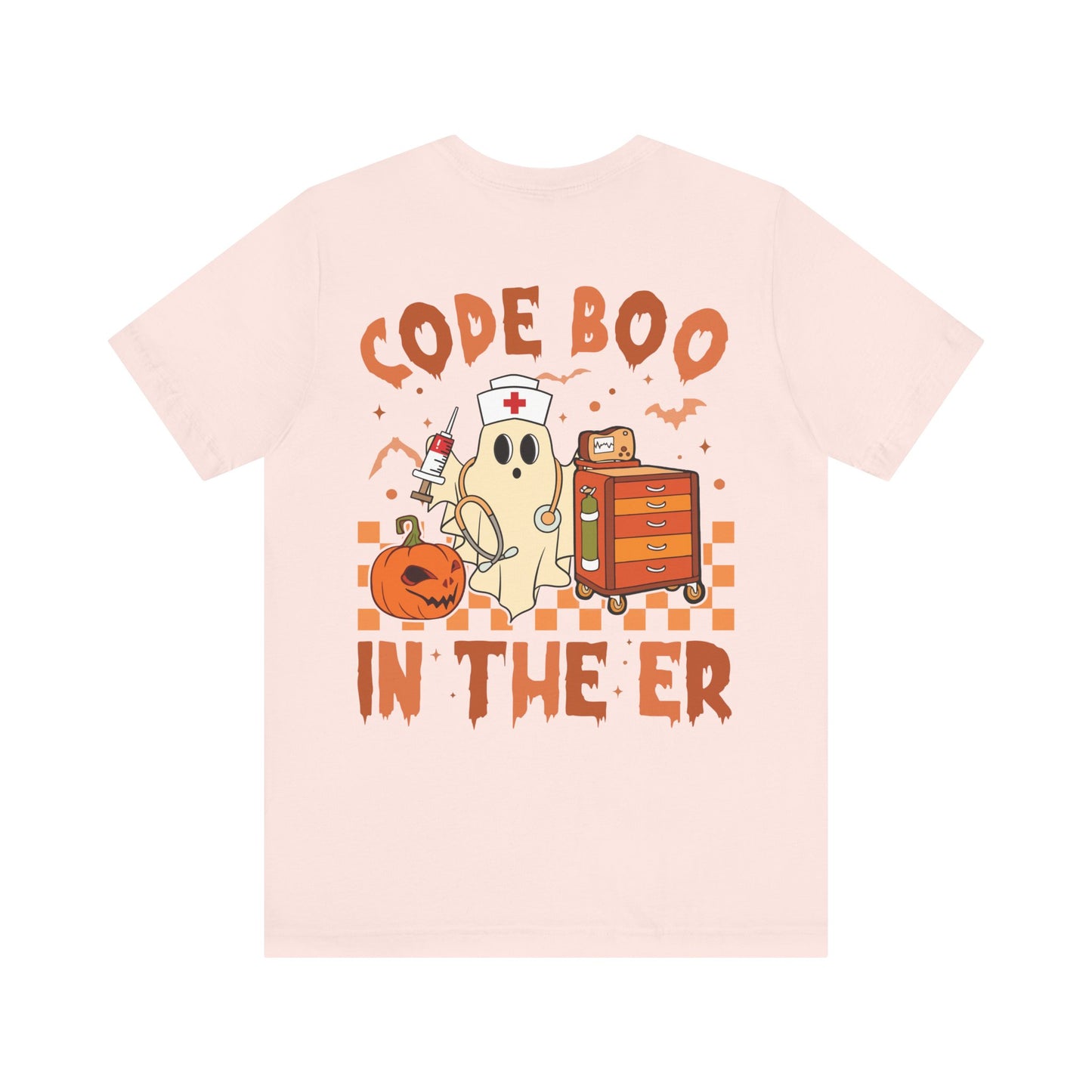 Code Boo in the ER, pediatric nurse Halloween shirt, ghost nurse shirt, Peds nurse , Spooky nurse shirt