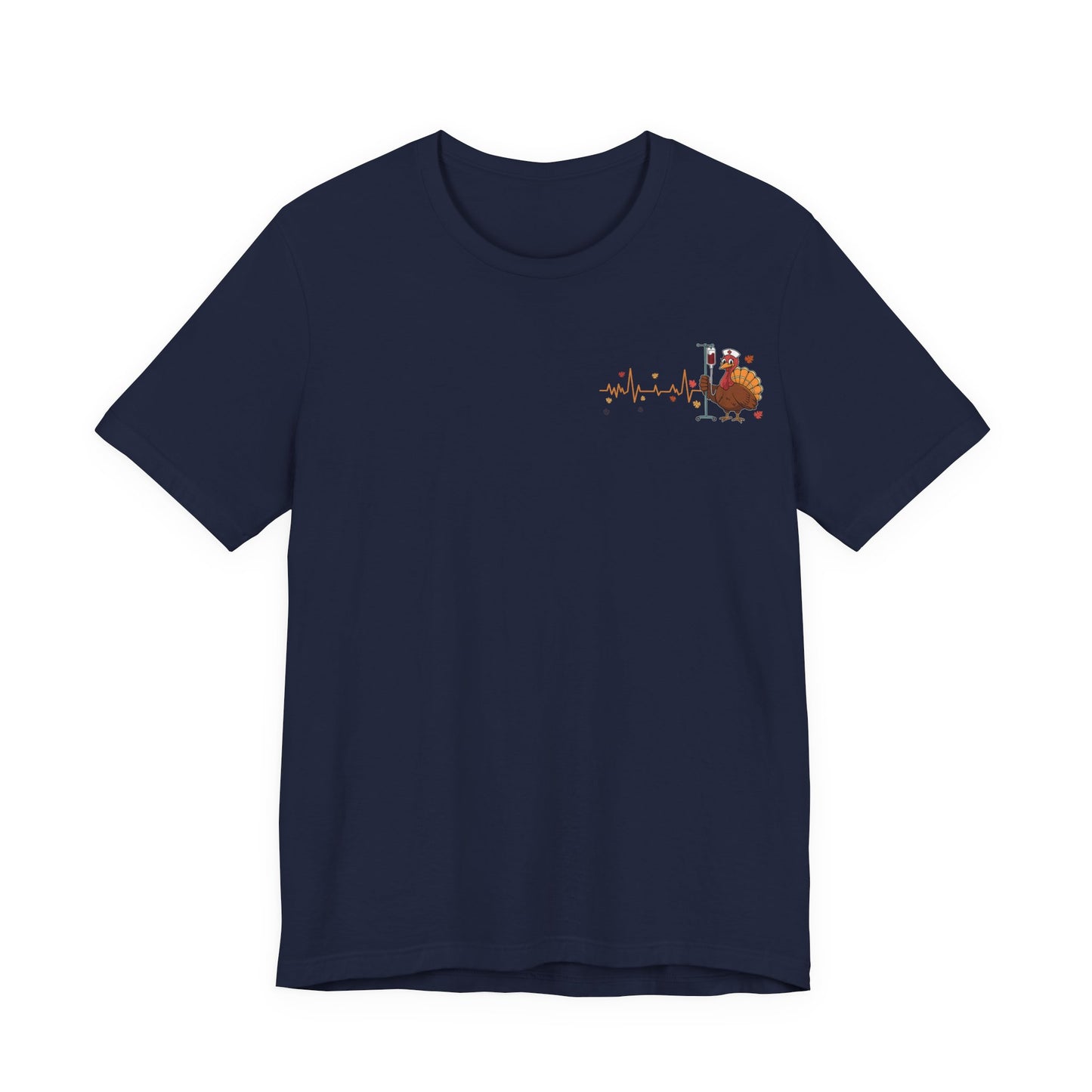 Turkey pocket design ED Nurse , pediatric nurse thanksgiving  shirt, gildan turkey ekg nurse shirt, Peds nurse , fall nurse shirt