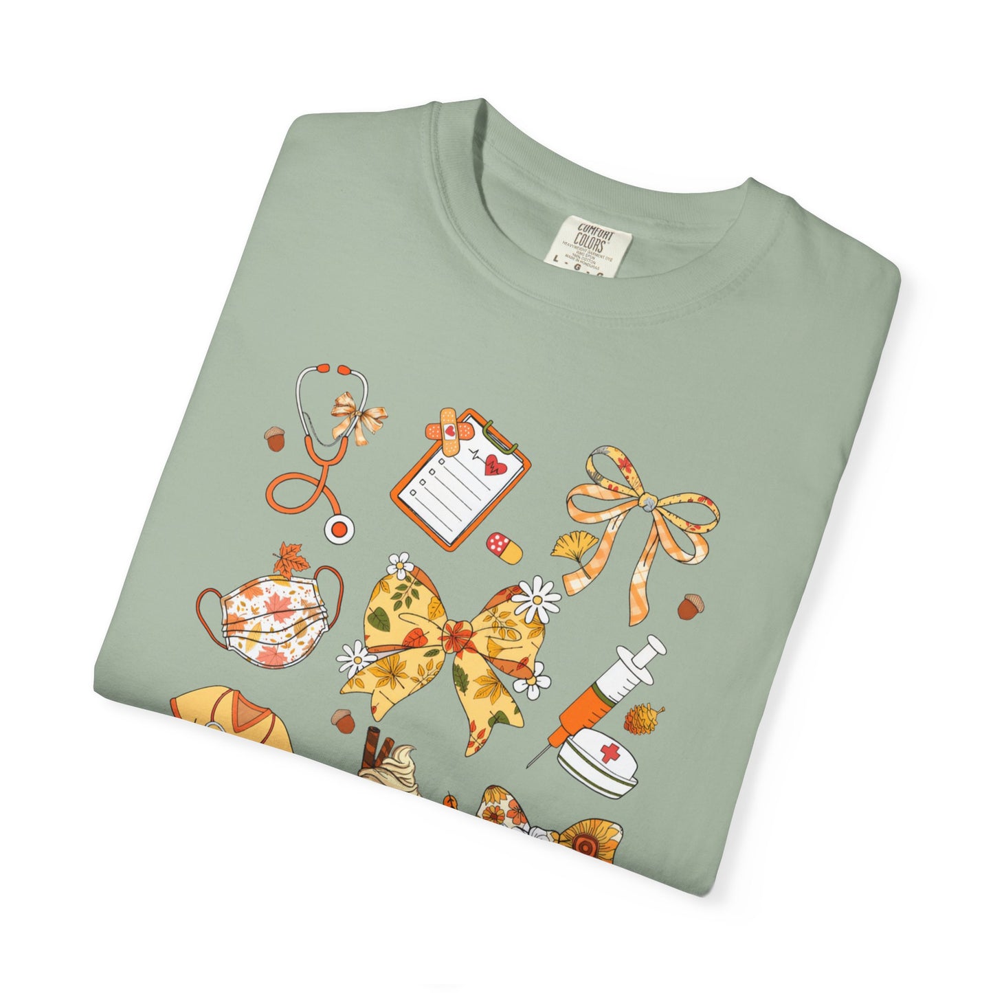 Cute Fall Pediatric Emergency Shirt for all Fall Months, Nurse shirt, gift for nurse, coquette bow, everything fall