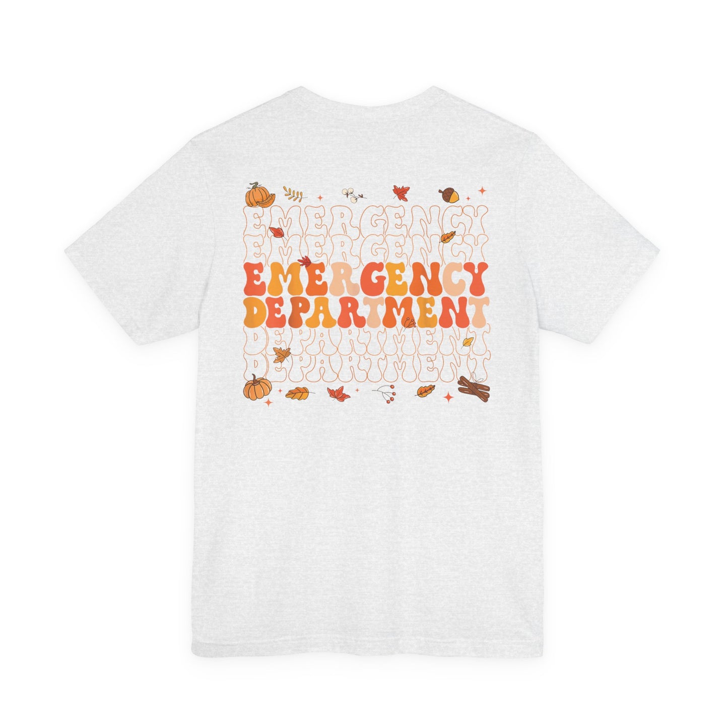 Turkey front ED sign, thanksgiving theme ED Nurse , pediatric nurse shirt, gildan turkey nurse shirt, Peds nurse,fall nurse shirt