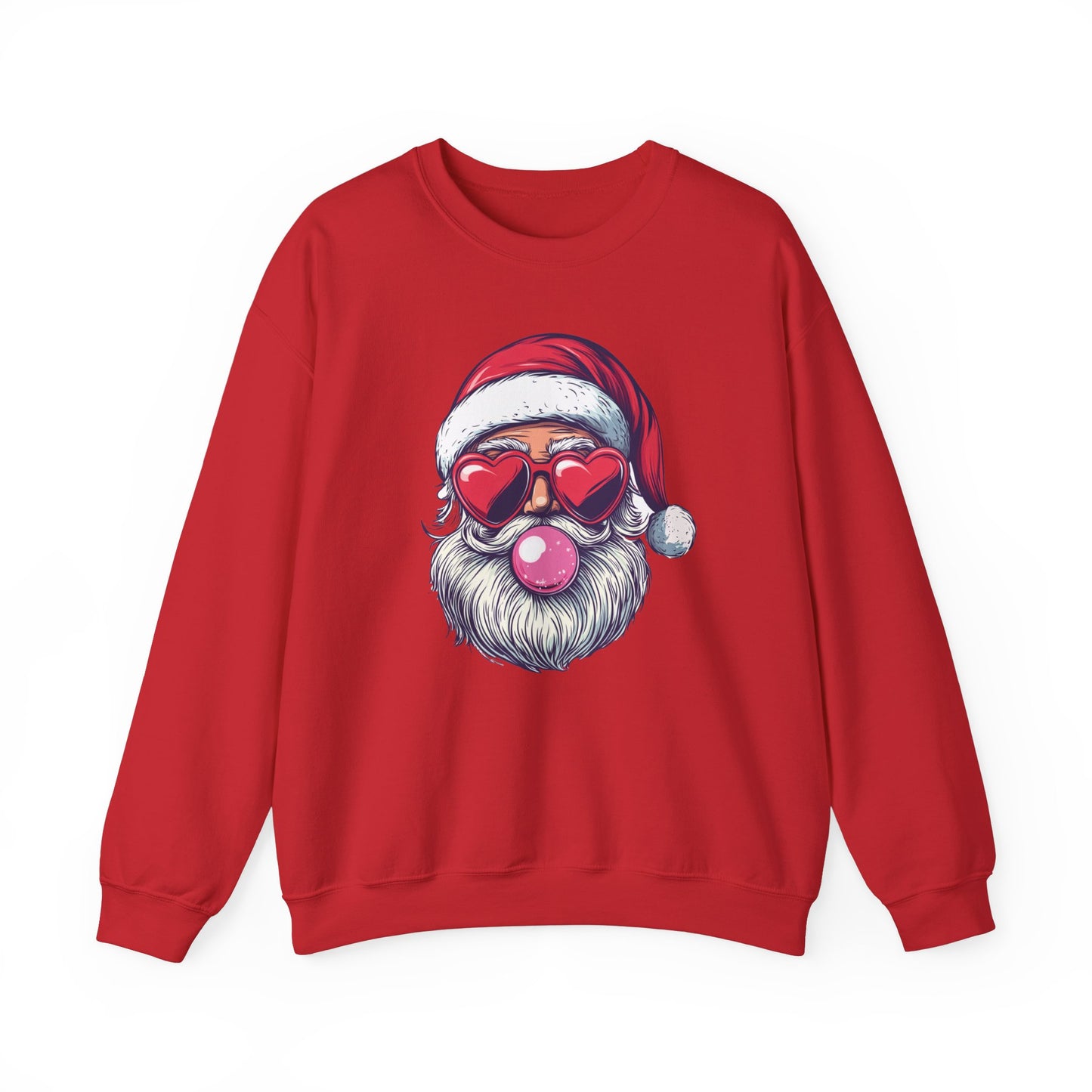 Super cute Santa Blowing Bubblegum sweatshirt