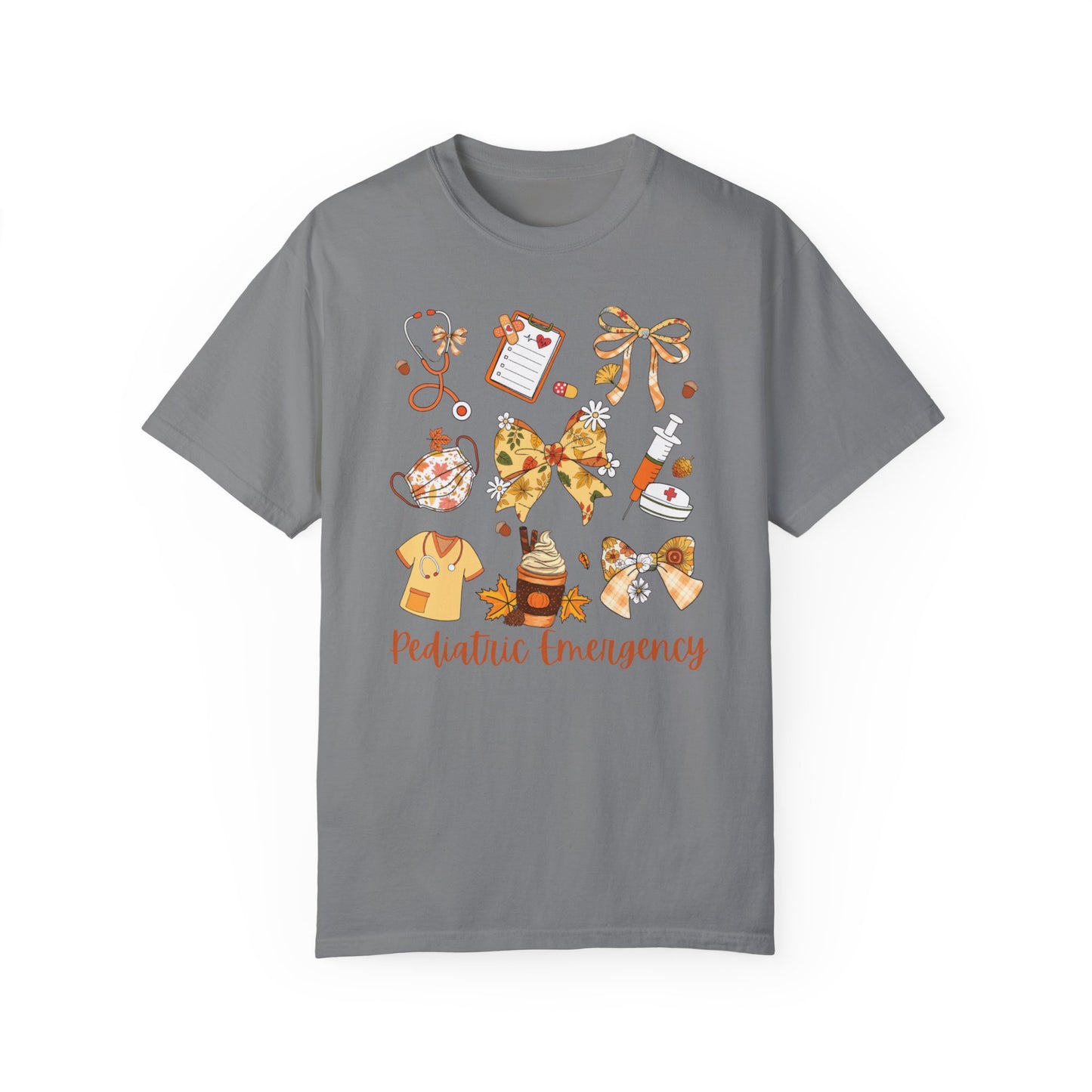 Cute Fall Pediatric Emergency Shirt for all Fall Months, Nurse shirt, gift for nurse, coquette bow, everything fall