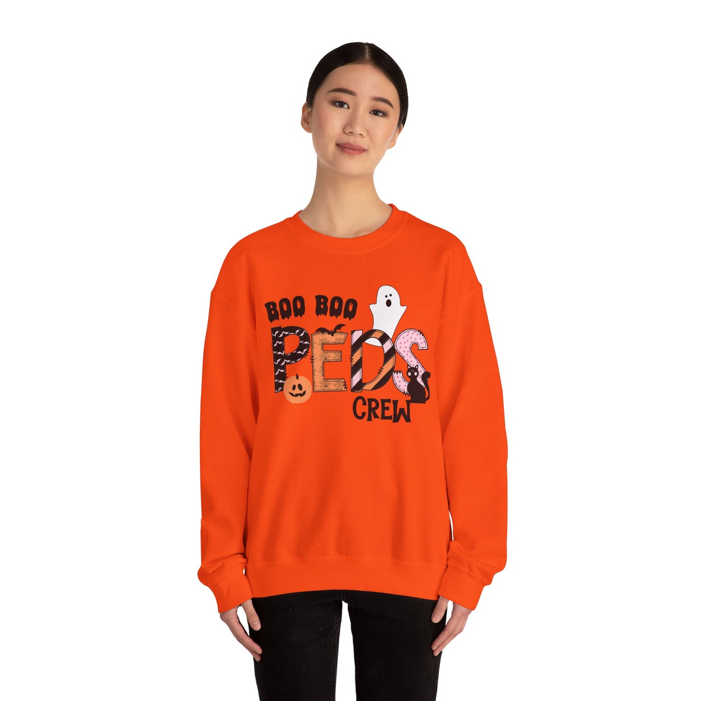 Boo Boo Peds Crew, pediatric nurse sweatshirt, Halloween sweatshirt, spooky season, ER RN, NICU nurseHalloween Nurse, comfort colors