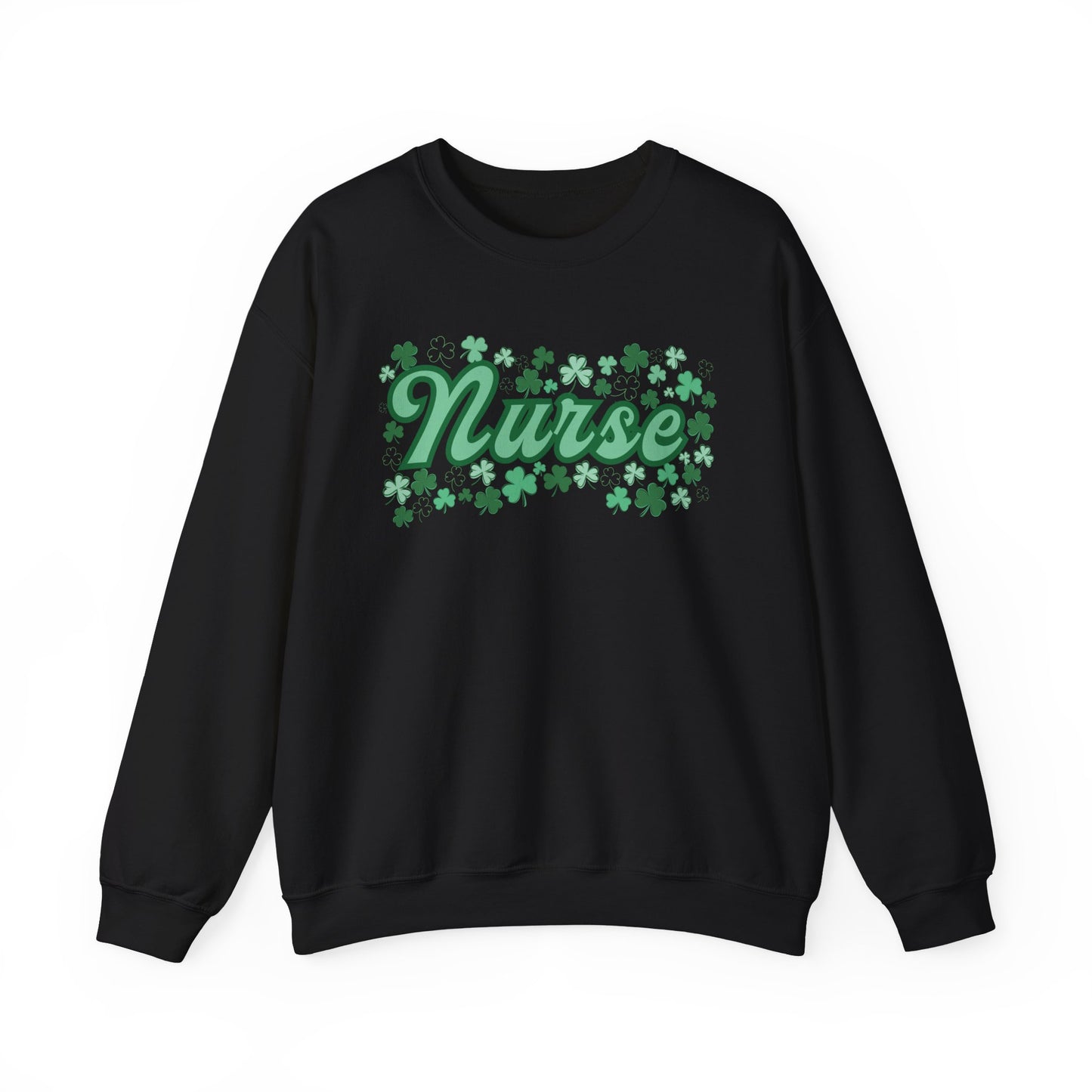 Nurse St. Patricks Clover Sweatshirt, ED RN, nurse sweater, St. Paddys nurse sweater, Pediatrics, Med Surg, NICU