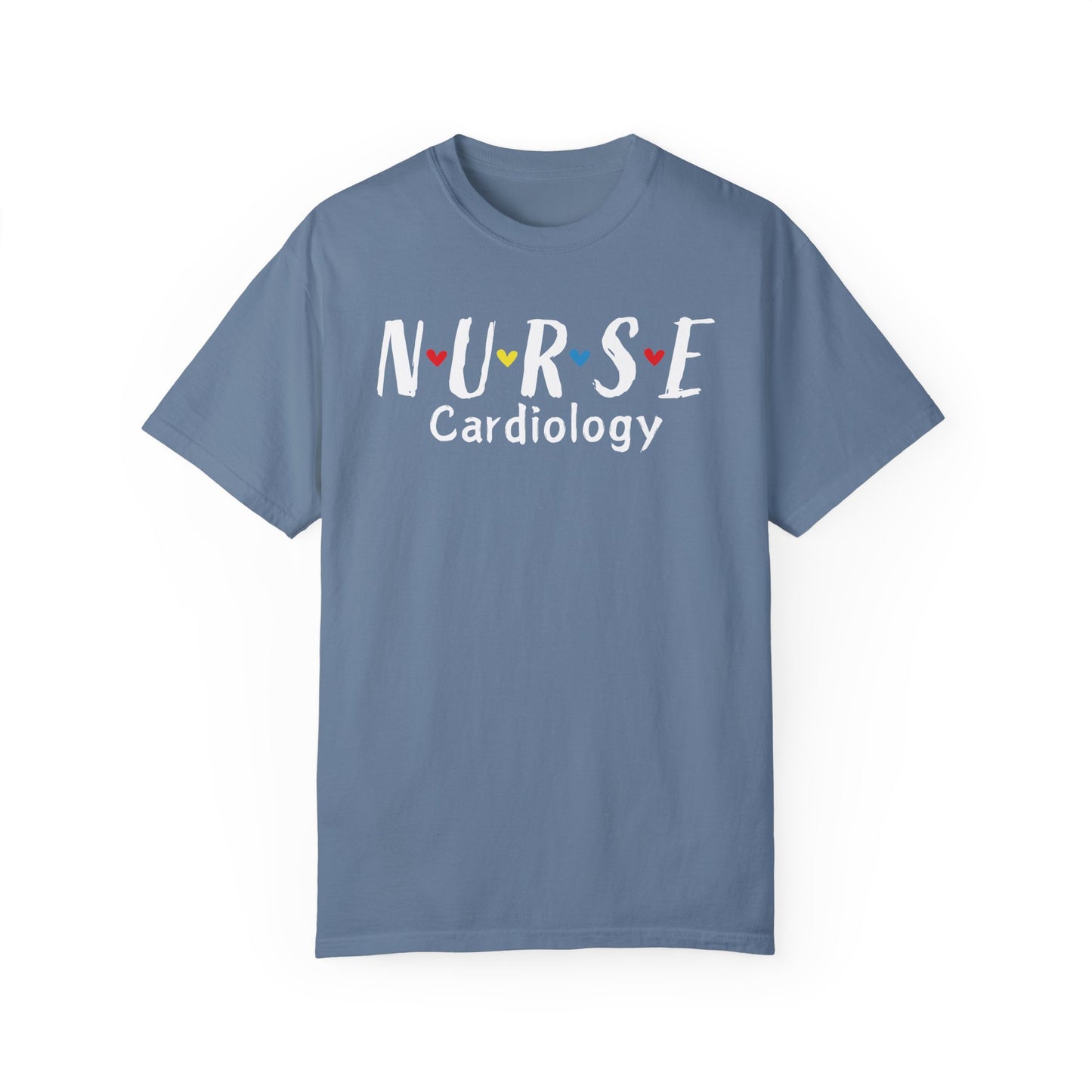 Cute Heart Nurse Cardiology Comfort Colors Shirt