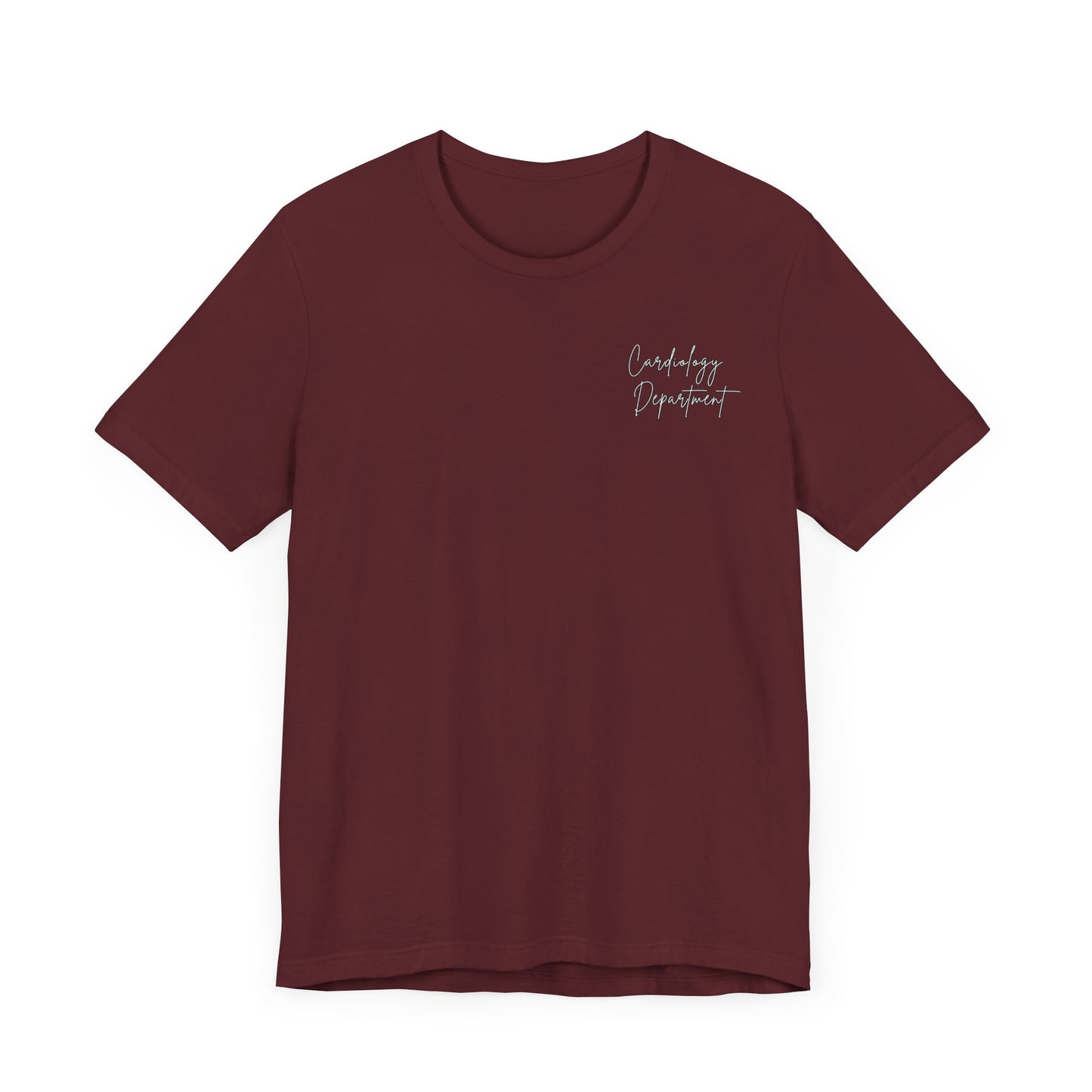 Simple Floral Heart , Cardiology Bella Canvas Tshirt