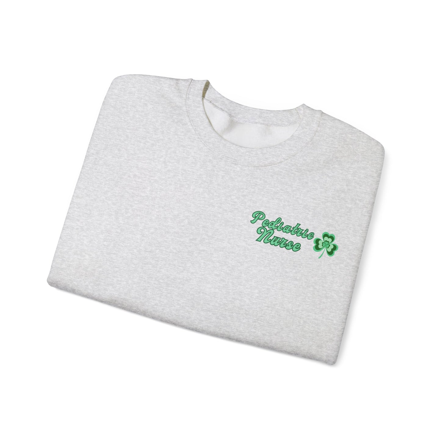 Pediatric Nurse St. Pattys Sweatshirt Its a Good Day to be a Peds Nurse St. Patricks Day Sweatshirt. Pocket design with back design!