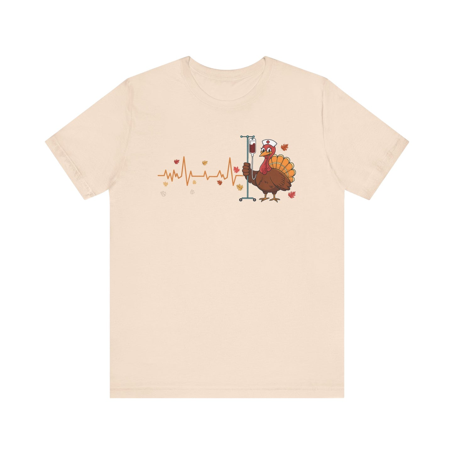 EKG turkey full front  ED Nurse , pediatric nurse thanksgiving shirt, gildan turkey nurse shirt, Peds nurse , fall nurse shirt