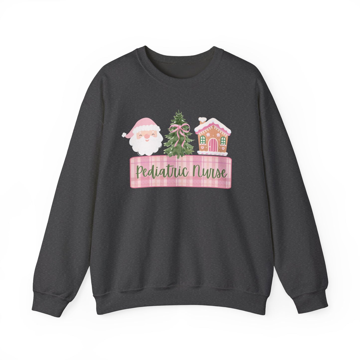 Christmas Nurse Sweatshirt,  Pediatric Nurse sweatshirt, Emergency Room Nurse, ED Nurse, PICU nurse, NICU Nurse, Pink Christmas