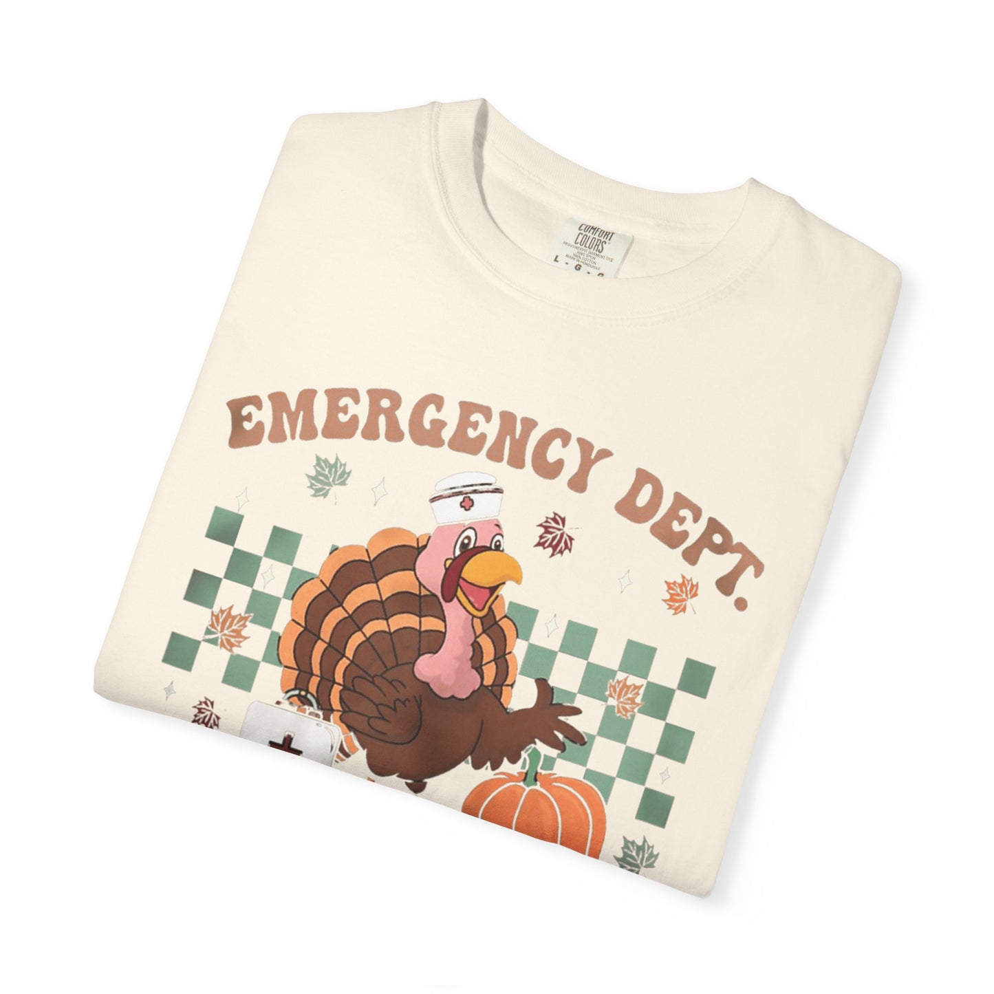 Comfort colors gobble squad tshirt, emergency gobble squad