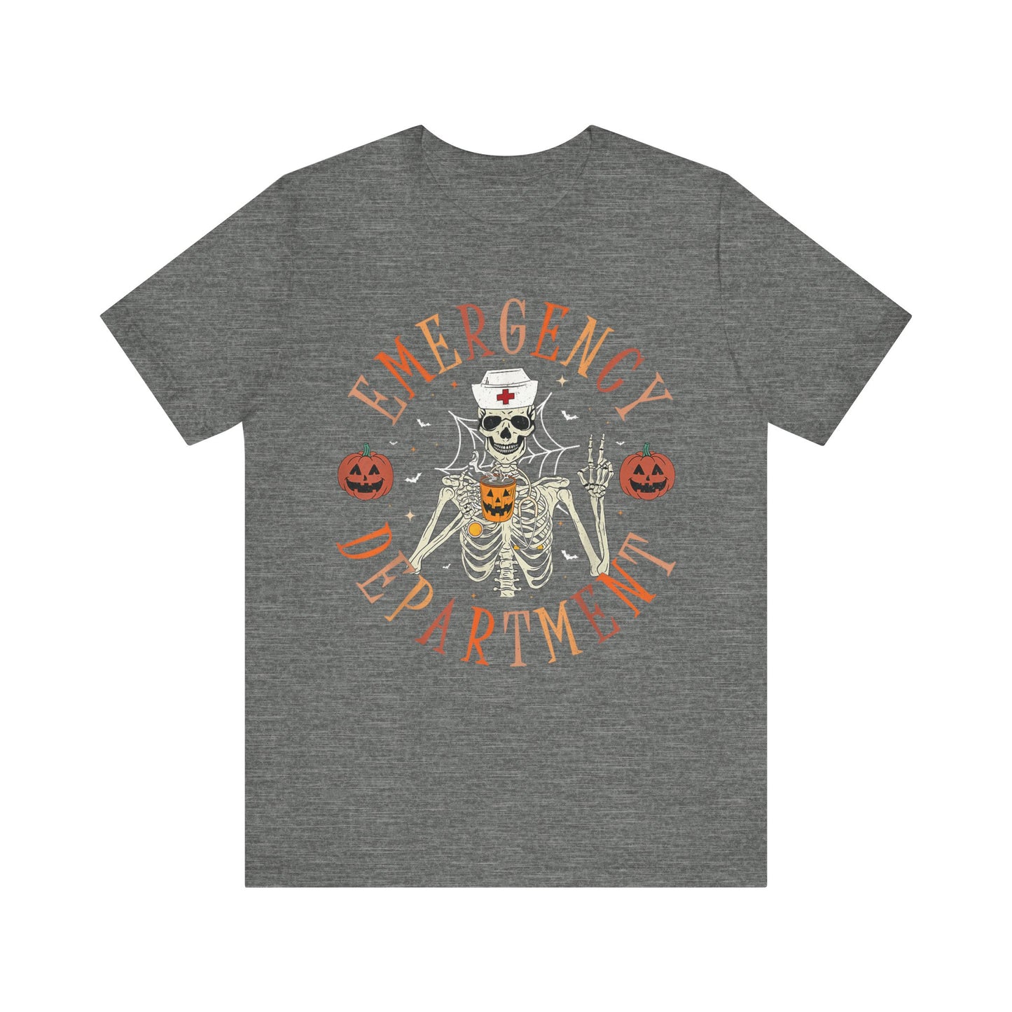 Skeleton ED Nurse , pediatric nurse Halloween shirt, gildan skeleton nurse shirt, Peds nurse , Spooky nurse shirt