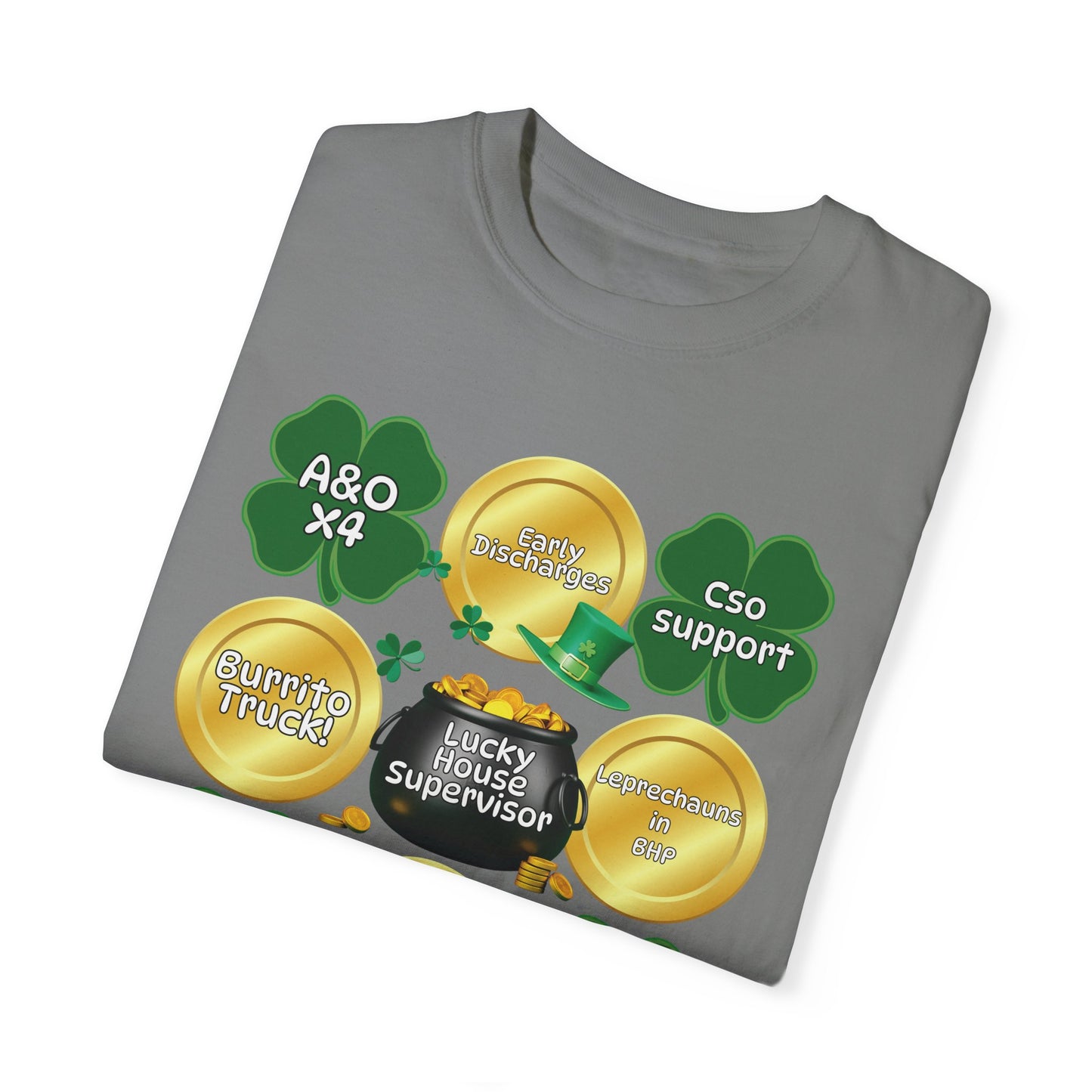 Lucky House Supervisor Comfort colors St. Patrick’s T-shirt