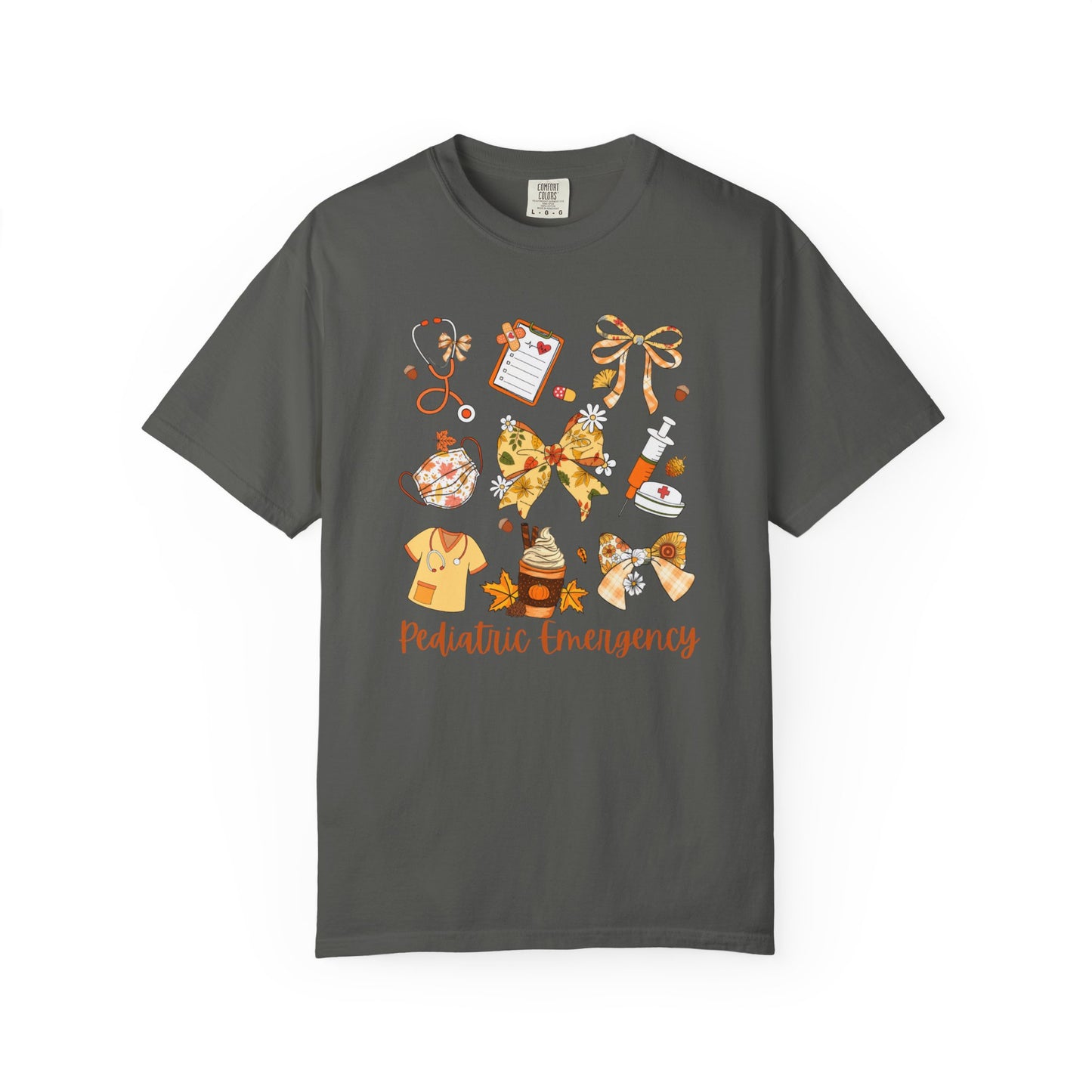 Cute Fall Pediatric Emergency Shirt for all Fall Months, Nurse shirt, gift for nurse, coquette bow, everything fall