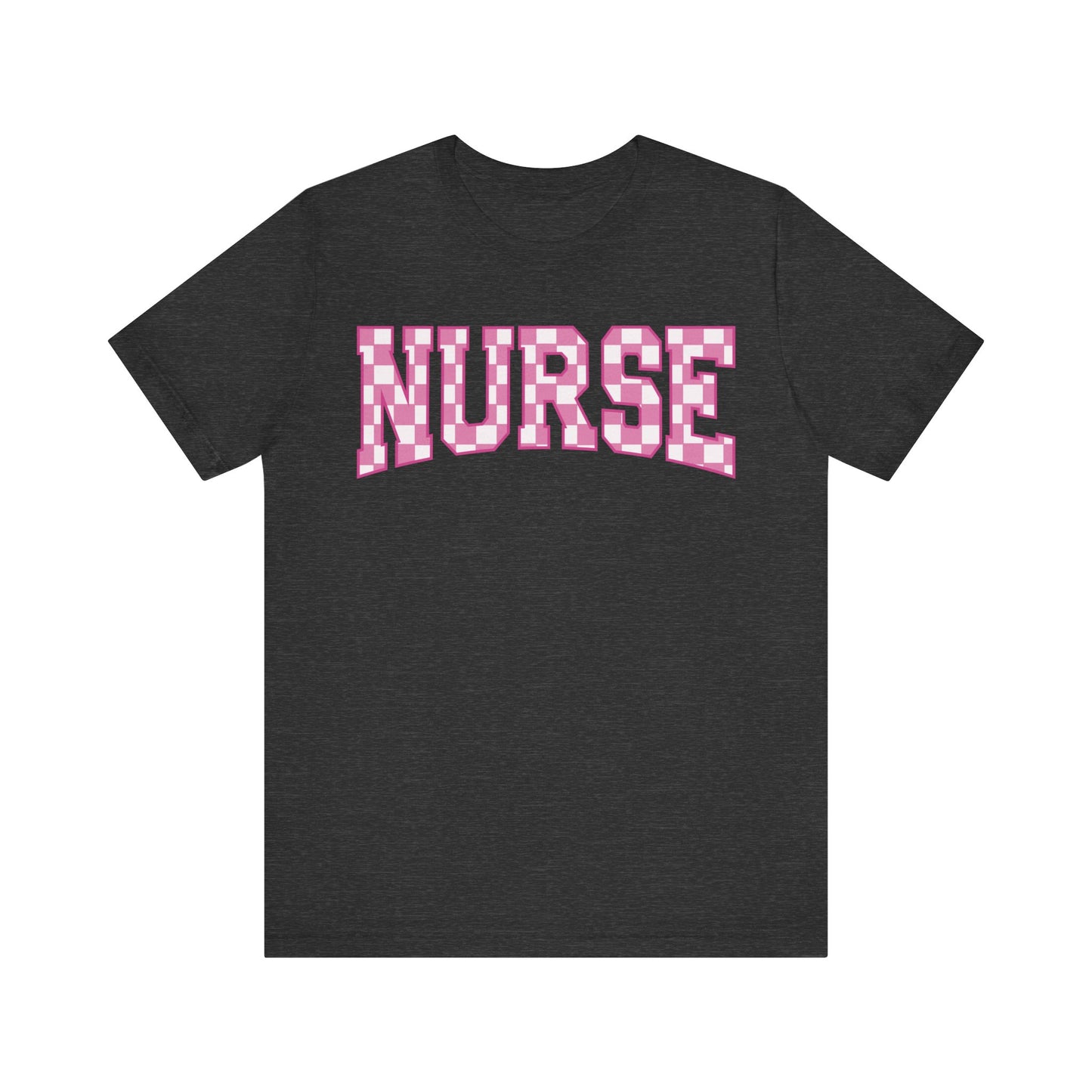 Retro checkered nurse shirt , Emergency Nurse,  Registered Nurse Shirt, PICU Nurse, NICU Nurse Shirt, Gift for Nurse, Future Nurse gift, RN gift.