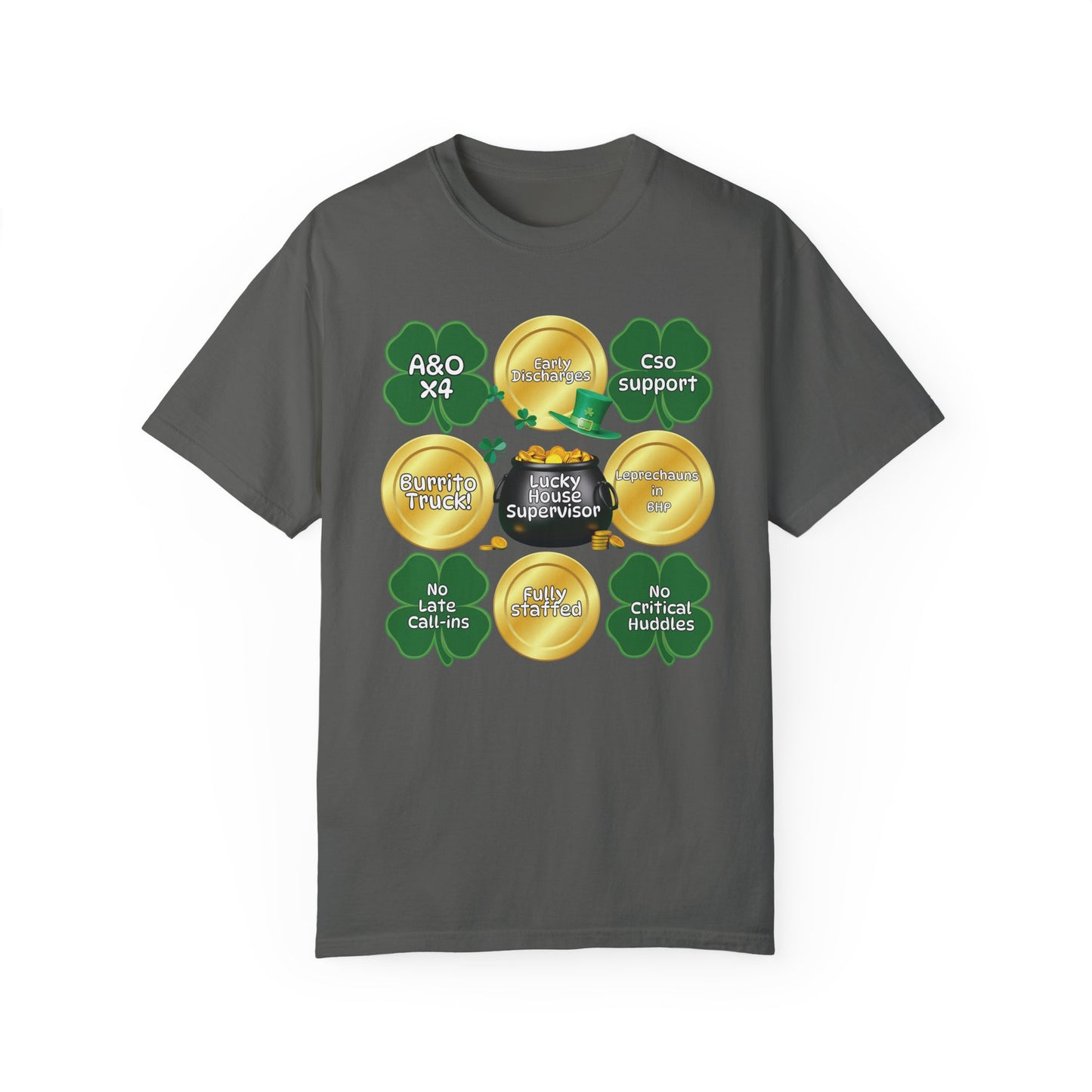 Lucky House Supervisor Comfort colors St. Patrick’s T-shirt