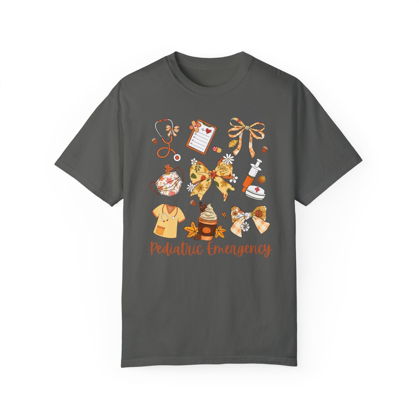 Cute Fall Pediatric Emergency Shirt for all Fall Months, Nurse shirt, gift for nurse, coquette bow, everything fall