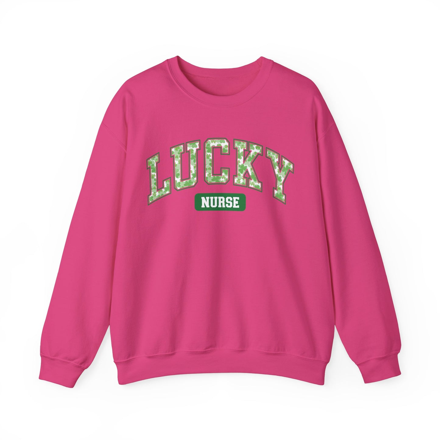 Nurse St. Patricks Day Sweatshirt, rn sweater, ER Nurse, NICU Nurse, PICU nurse, clover, lucky nurse sweatshirt.