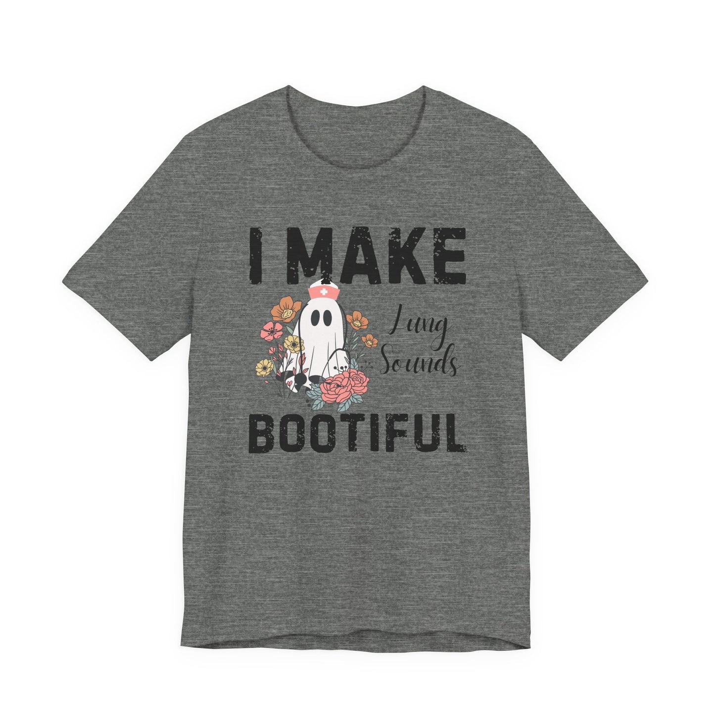I make lung sounds beautiful t shirt, ghost nurse shirt , emergency nurse, RN Halloween shirt , comfort colors shirt, ER RN, medical shirt