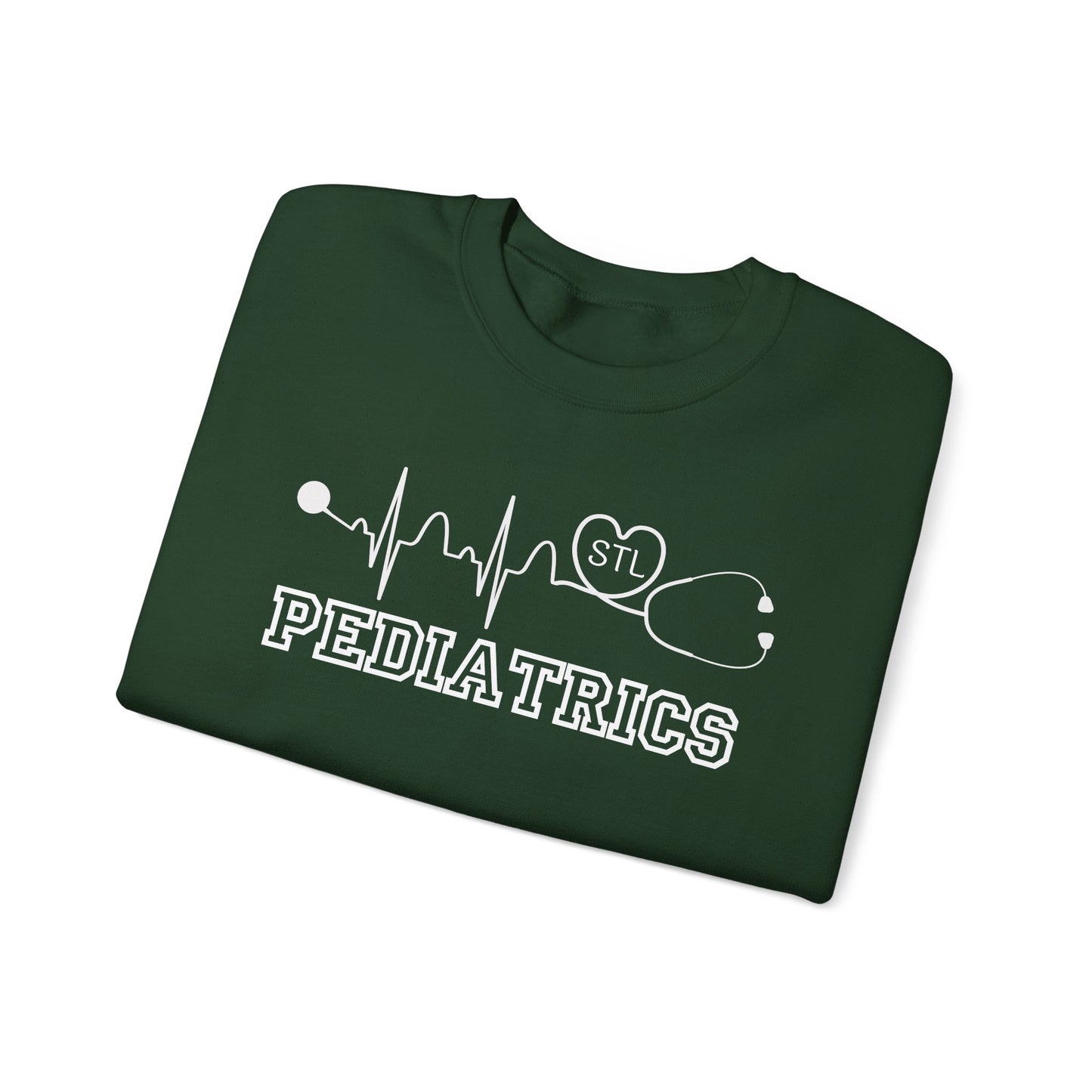 STL Pediatrics RN Comfy Gildan Sweatshirt, EKG STL  love, wear out or at work!