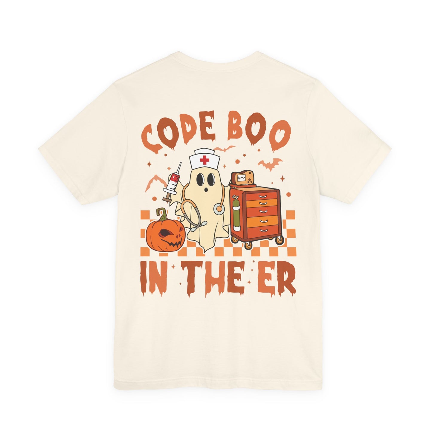 Code Boo in the ER, pediatric nurse Halloween shirt, ghost nurse shirt, Peds nurse , Spooky nurse shirt