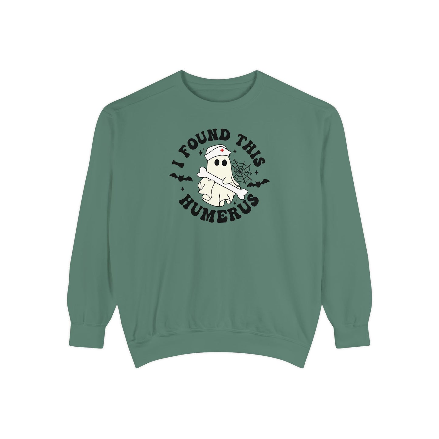 Funny Ghost pediatric nurse sweatshirt, Halloween sweatshirt, spooky season, ER RN, NICU nurse,  Halloween Nurse,, floral Halloween ghost,