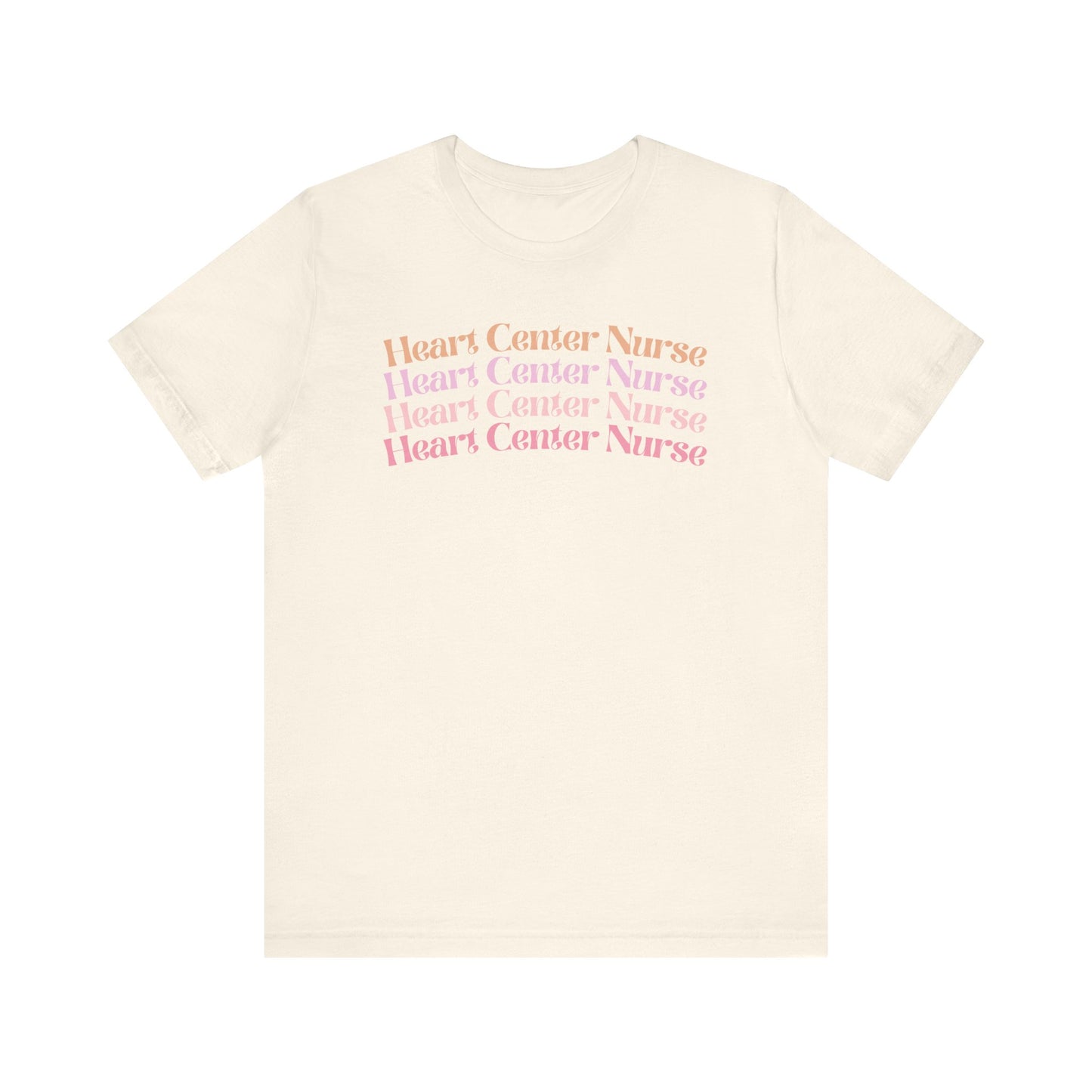 Heart Center Nurse Shirt, Cardiac Nurse Shirt, groovy nurse tees, nurse shirt for work, RN nurse shirt, cute nurse shirt, registered nurse