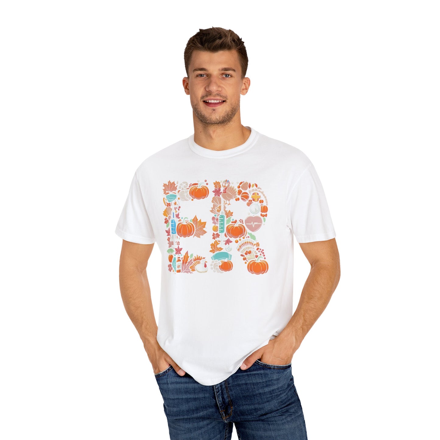Comfort colors thanksgiving ER shirt