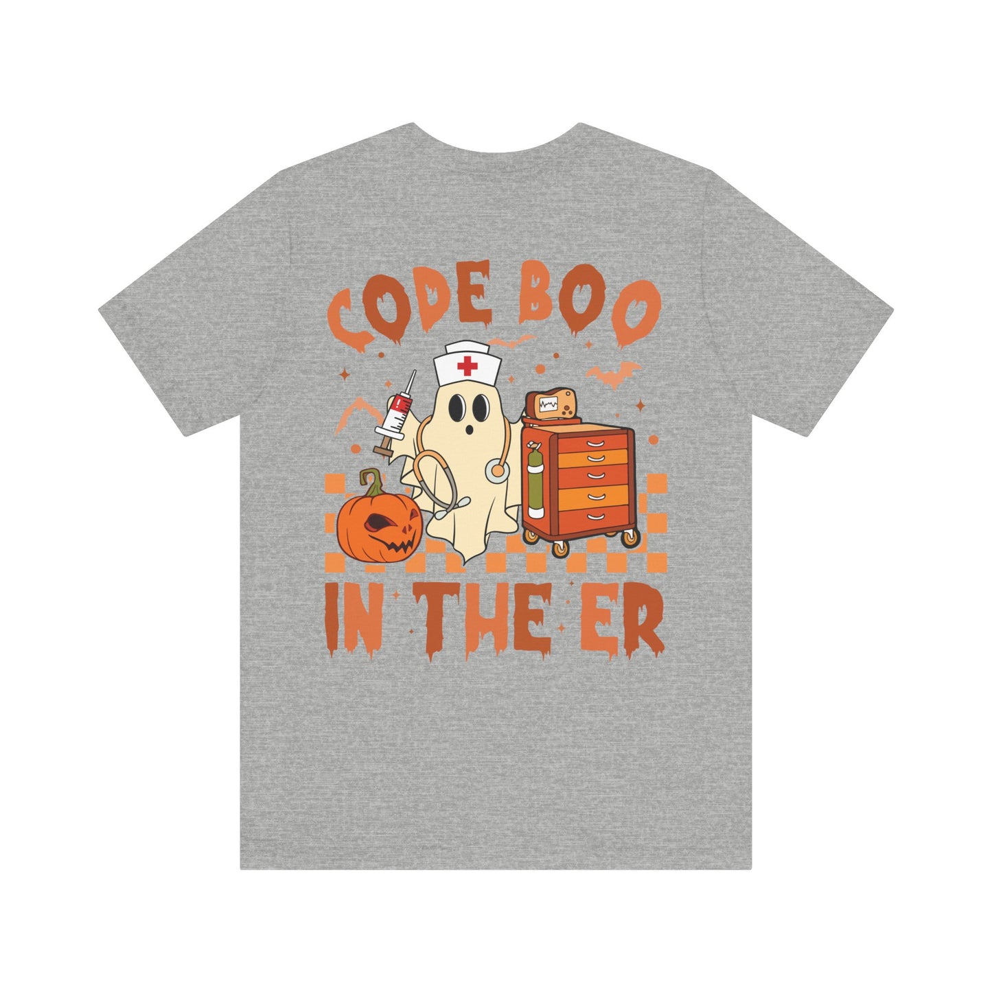 Code Boo in the ER, pediatric nurse Halloween shirt, ghost nurse shirt, Peds nurse , Spooky nurse shirt